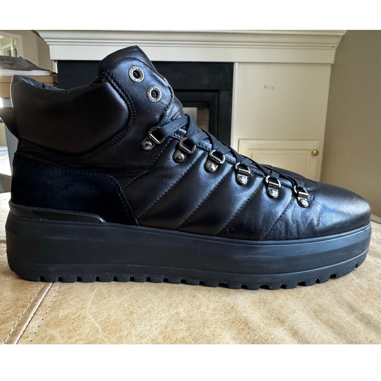 Bogner $590 Bogner high-top shoes, Made in Italy, size 45 (US12) Size US 12 / EU 45 - 7 Thumbnail