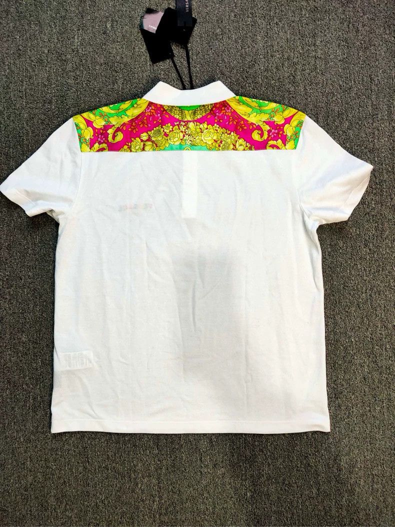 Versace Versace Letter logo print color-blocked short sleeves Size US XL / EU 56 / 4 - 4 Thumbnail
