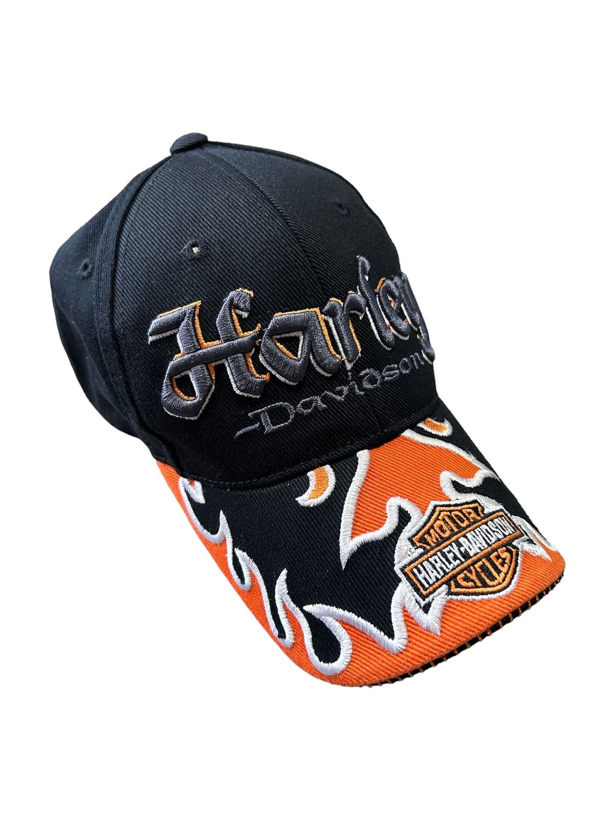 Harley Davidson × Vintage Harley Davidson Flame Cap Size ONE SIZE - 2 Thumbnail