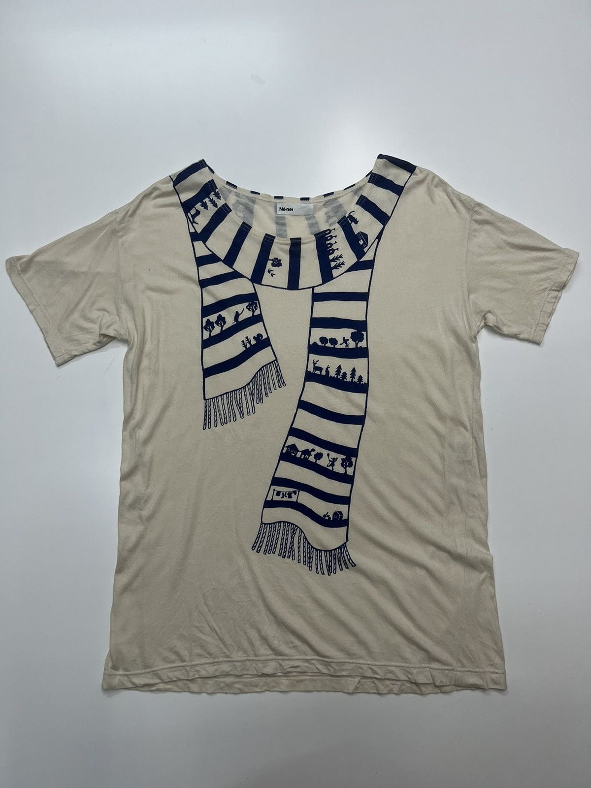 image of Ne-Net By Issey Miyake Tshirt Short Sleeve in White, Women's (Size XL)