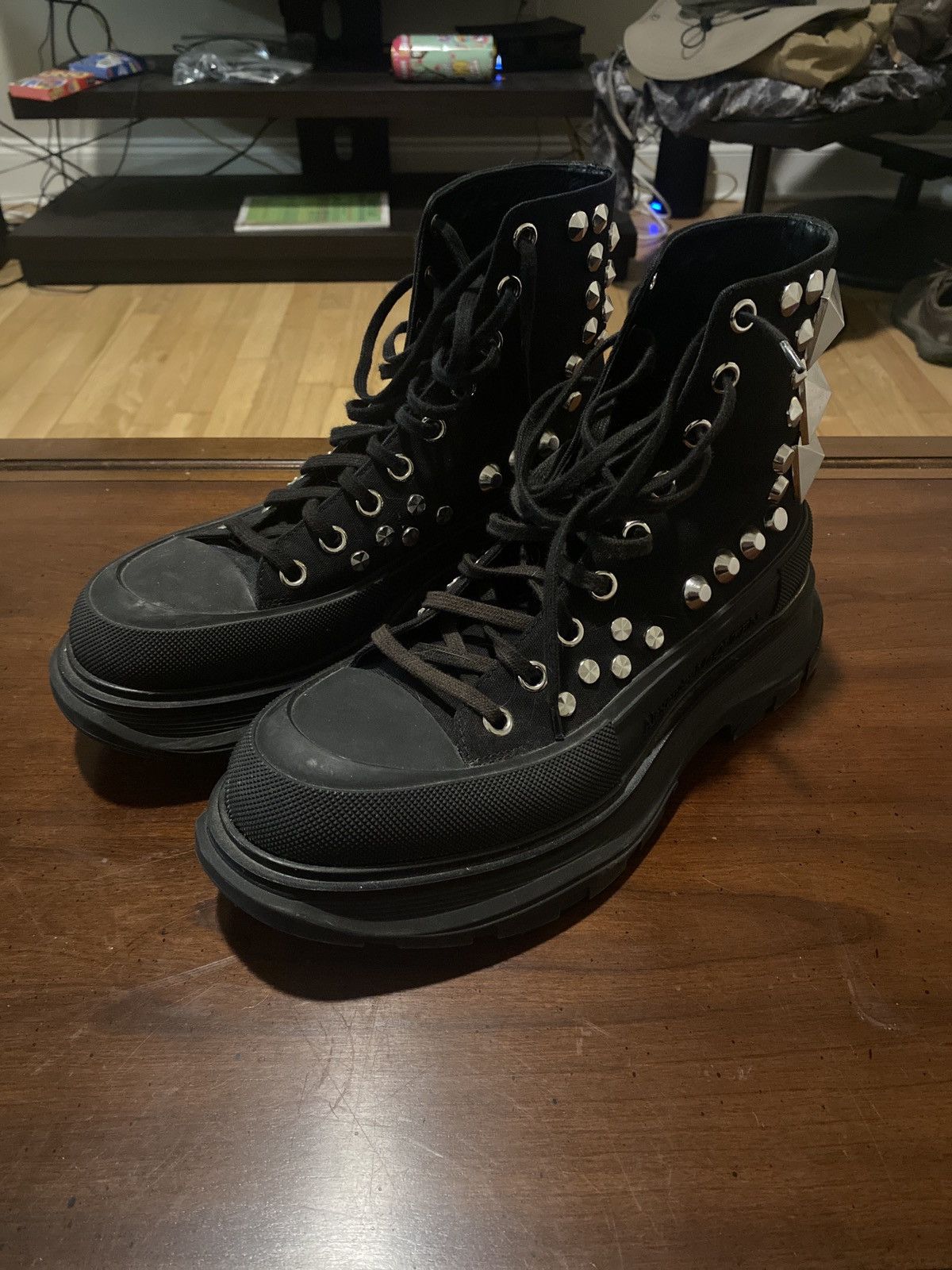 Alexander McQueen Alexander McQueen Studded Punk Boots Size US 10 / EU 43 - 1 Thumbnail
