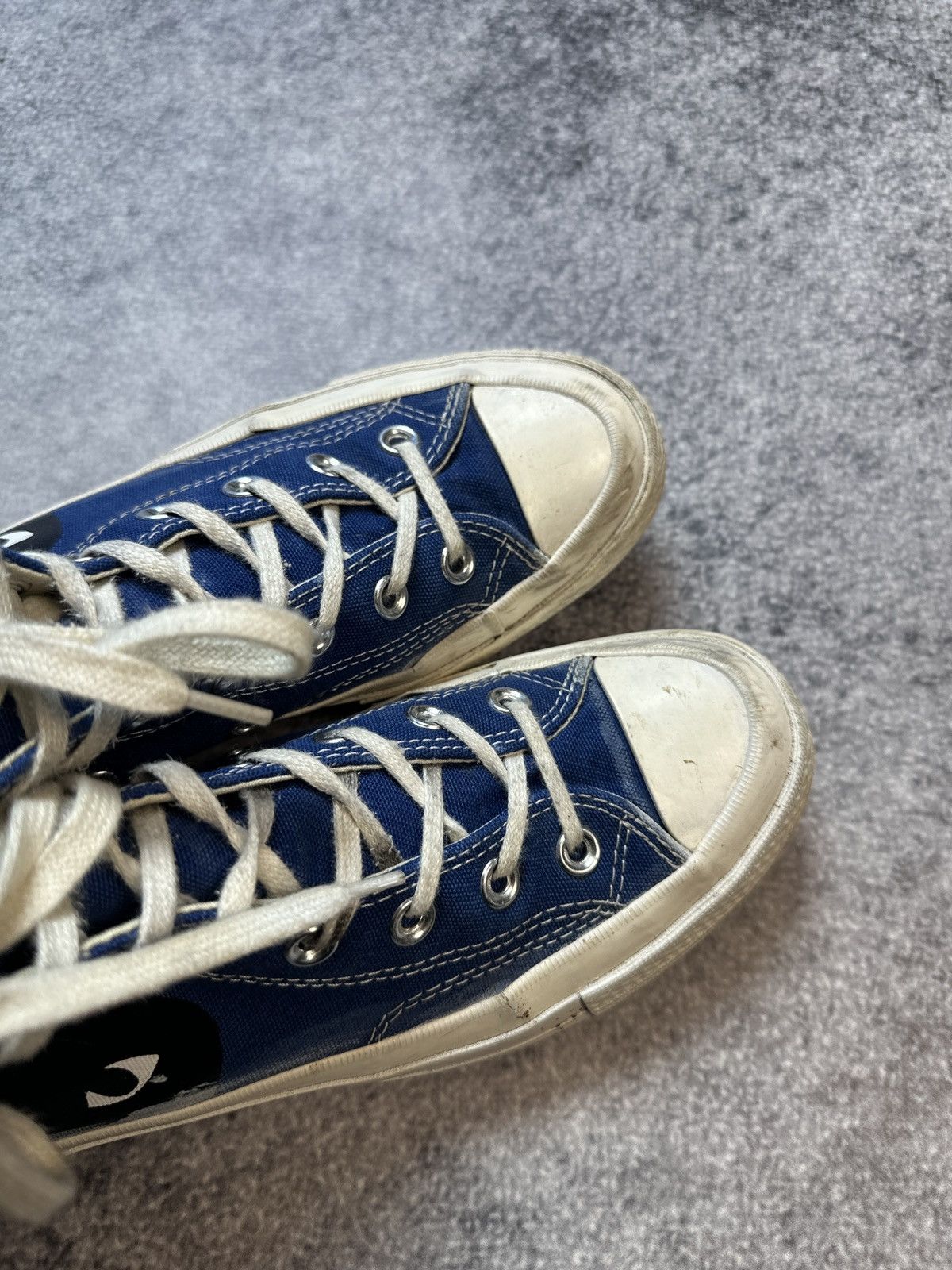 Comme des Garcons × Comme des Garcons PLAY × Converse Y2K Converse Play Comme Des Garçons Logo High Sneakers 38 Size US 5.5 / EU 38 - 2 Thumbnail