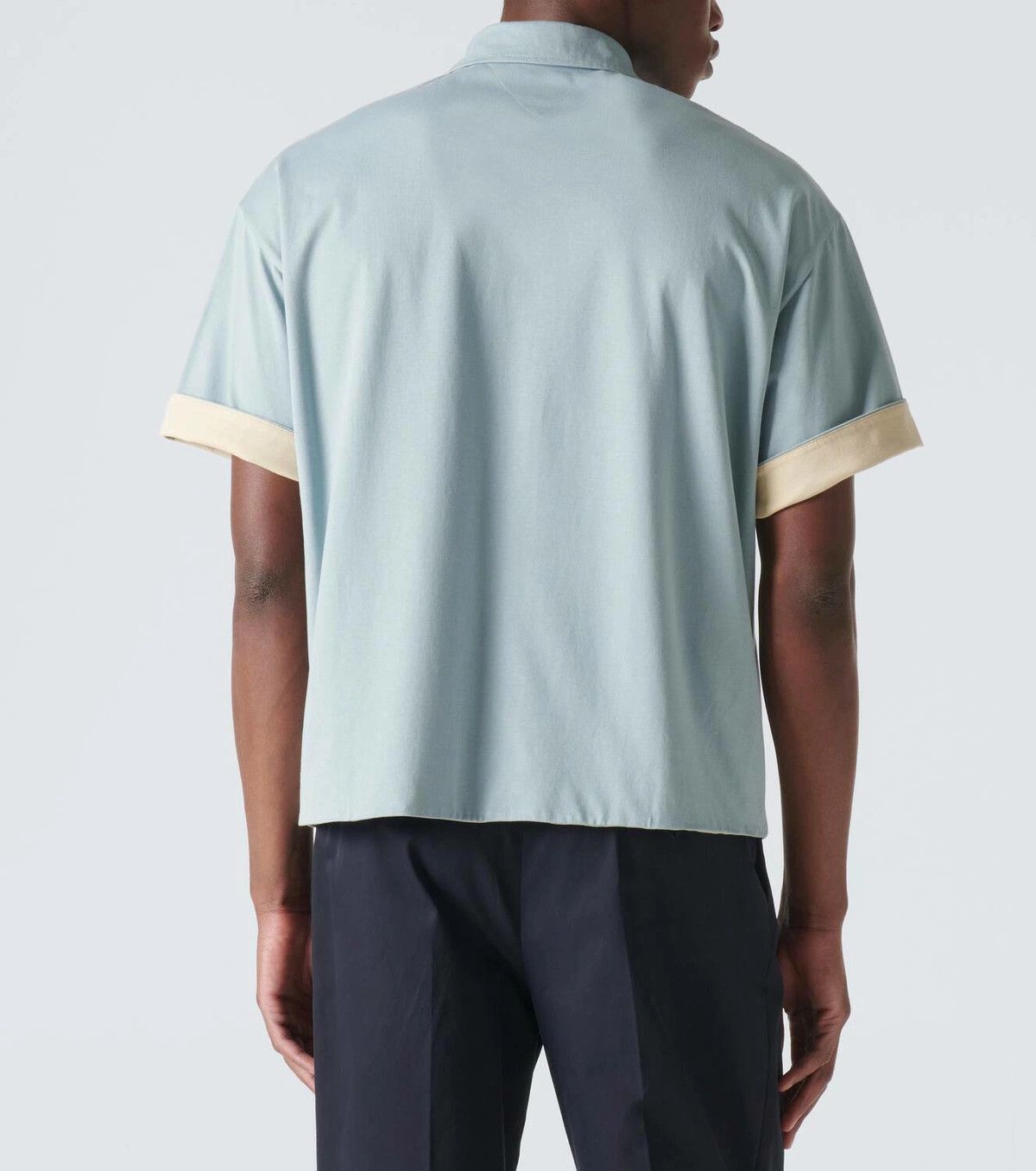 Bottega Veneta o1lf3ng11025 Double Layer Light Cotton Jersey Polo Shirt Size US XXL / EU 58 / 5 - 3 Thumbnail