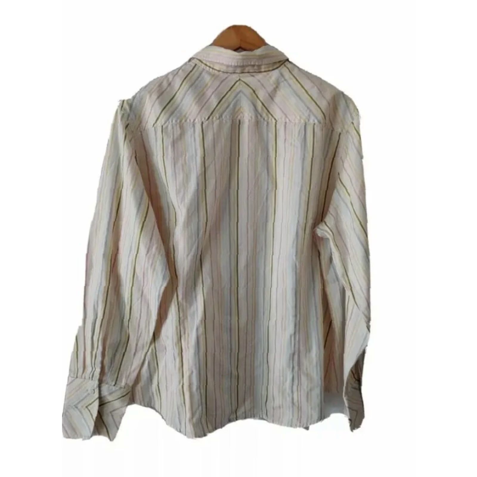 Van Heusen Van Heusen Shirt Women XL Multicolor Stripe Button Front Long Sleeve Top Size XL / US 12-14 / IT 48-50 - 2 Thumbnail