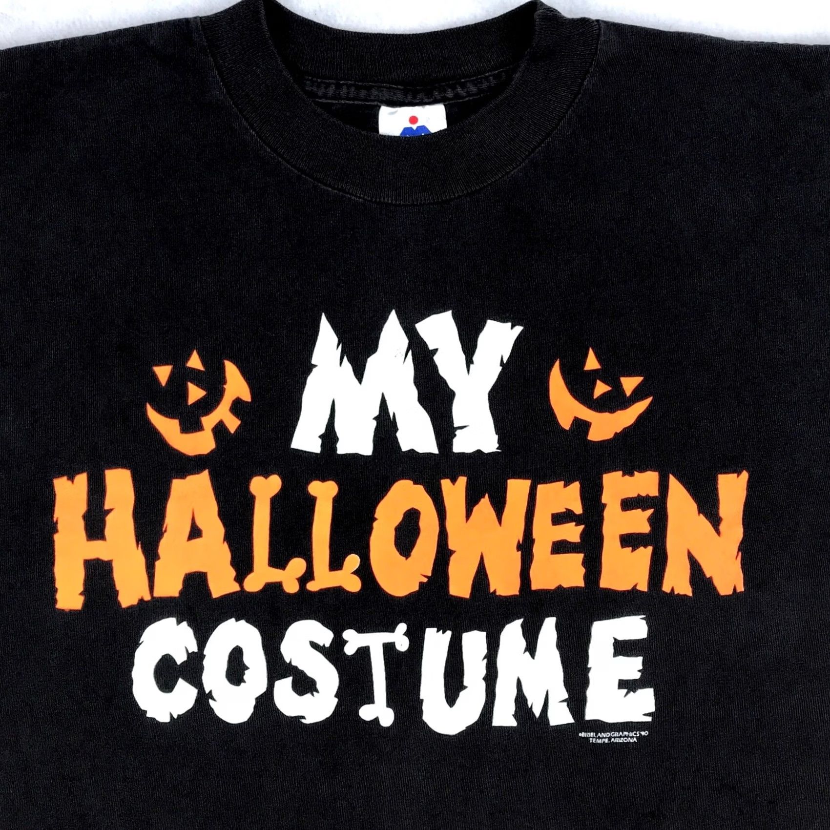 Vintage VINTAGE Miller T-Shirt Mens 90s Halloween Glow in the Dark Black Large Short Sleeve Cotton Costume Trick or Treat Size US L / EU 52-54 / 3 - 2 Thumbnail