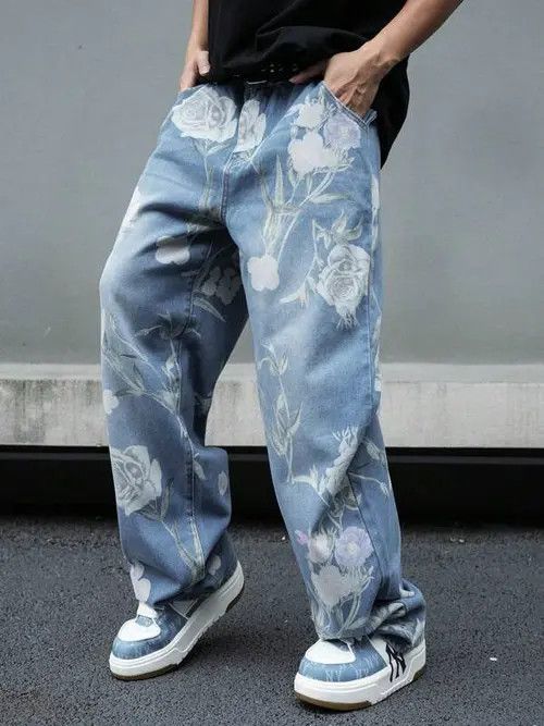 Jean Furuya x Kamon Vintage Unique Printed Jeans Loose Fit Size US 32 / EU 48 - 7 Thumbnail