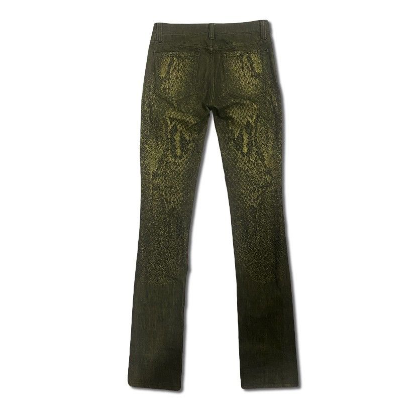 Issey Miyake Issey Miyake SS09 Python Print Denim Size US 28 / EU 44 - 2 Thumbnail