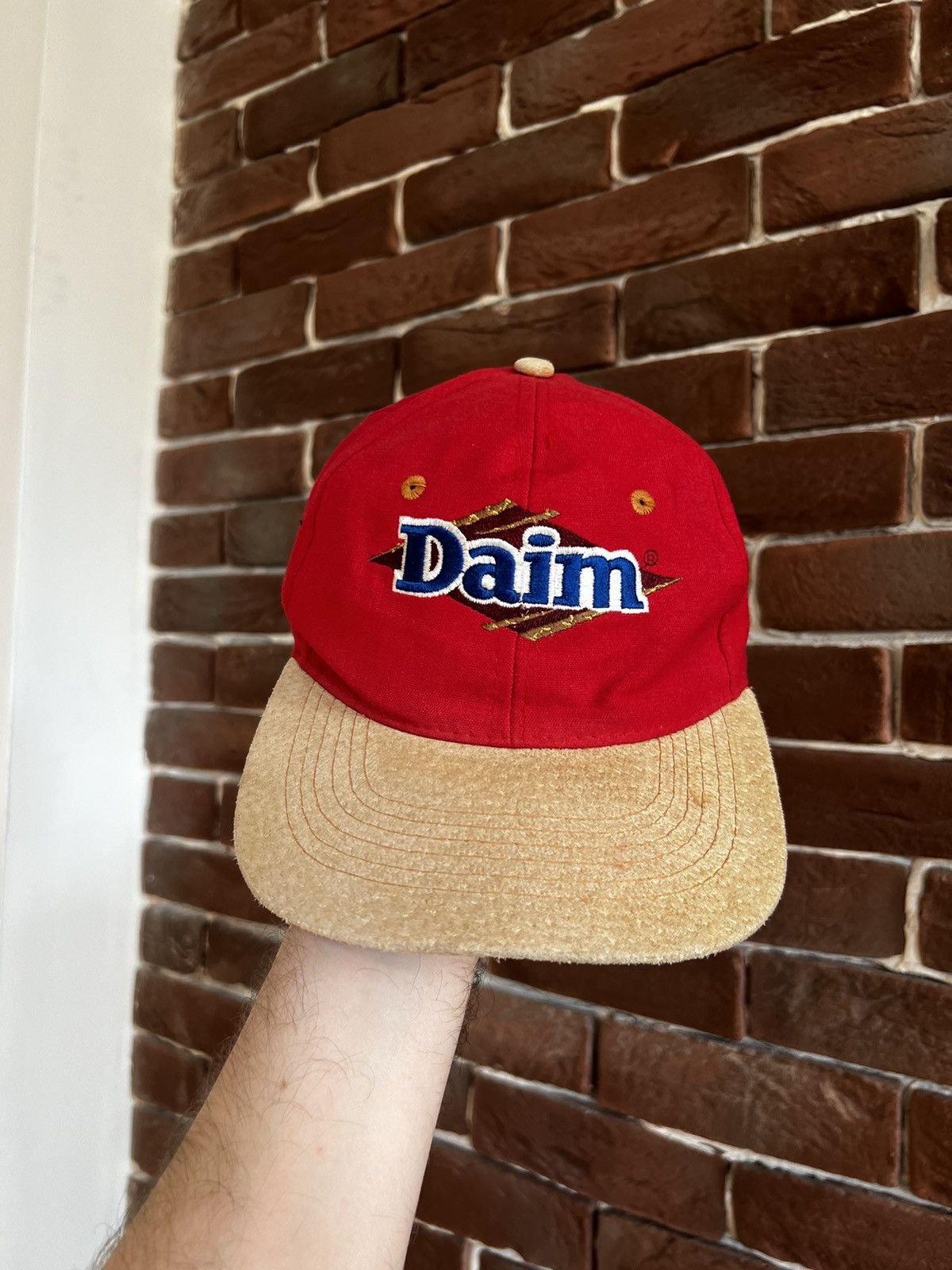 Vintage Vintage 90s Daim Sweets Logo Cap Hat Dad Streetwear Rare Size ONE SIZE - 1 Thumbnail