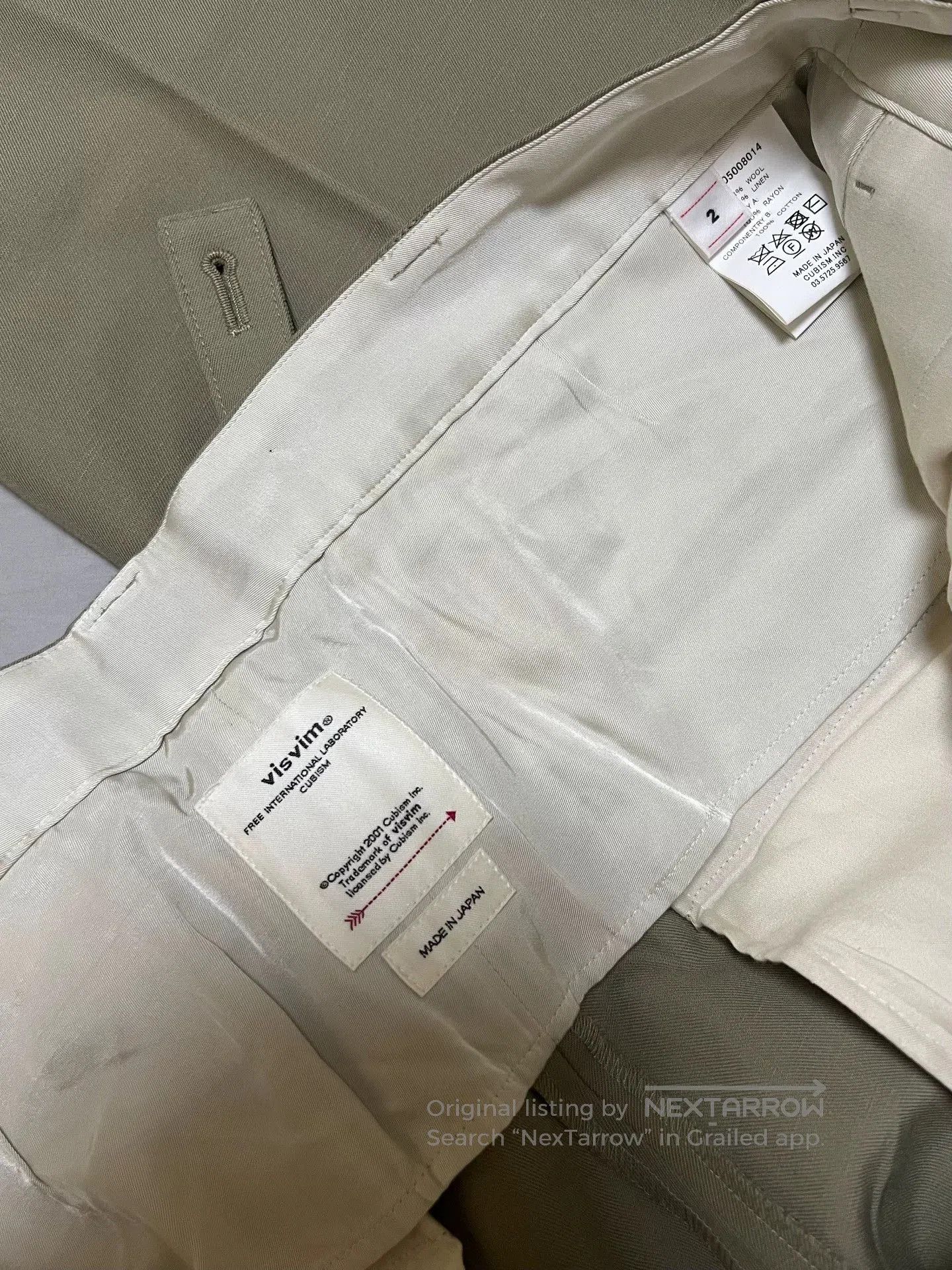 Visvim Visvim 24SS Tupper Khaki Suspender Pants. Size US 26 / EU 42 - 8 Thumbnail