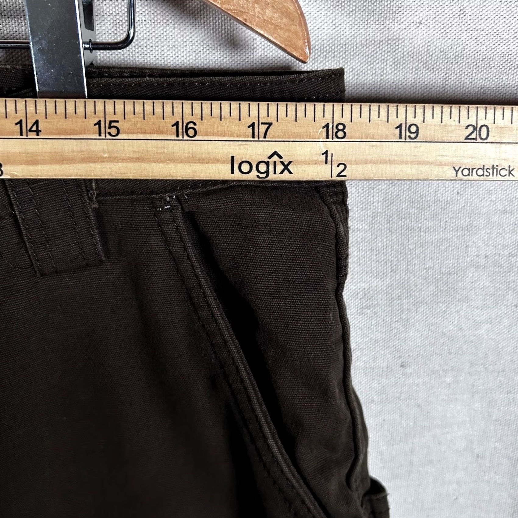 MILLY Old Mill Mens Cargo Pants 34x32 Work Brown Fleece Lined Style M1159S Size US 34 / EU 50 - 6 Thumbnail