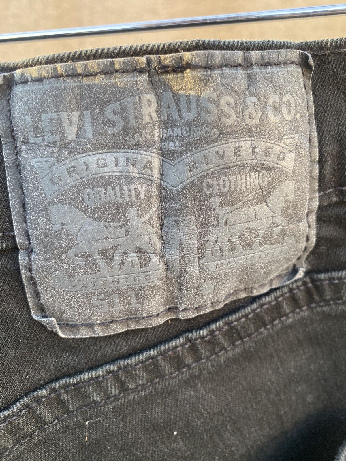 Levi's Levis 511 30x32 Black Denim Straight Leg Size US 30 / EU 46 - 4 Thumbnail