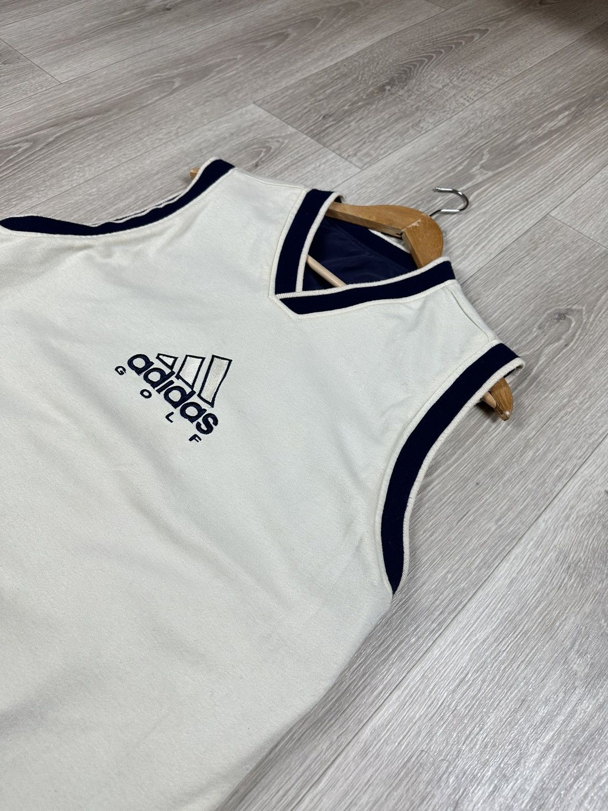 Adidas × Vintage Vintage 90s Adidas GOLF Double Sided Vest Size US M / EU 48-50 / 2 - 6 Thumbnail