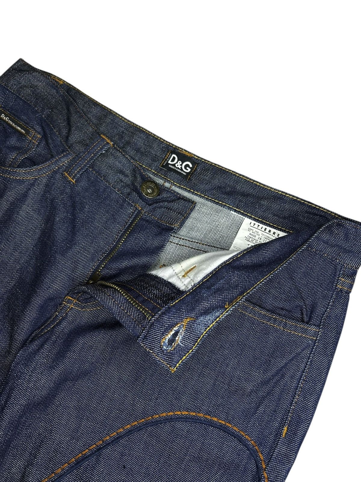 Dolce & Gabbana S/S 02 Butterfly Flared Denim Size 26" / US 2 / IT 38 - 6 Thumbnail
