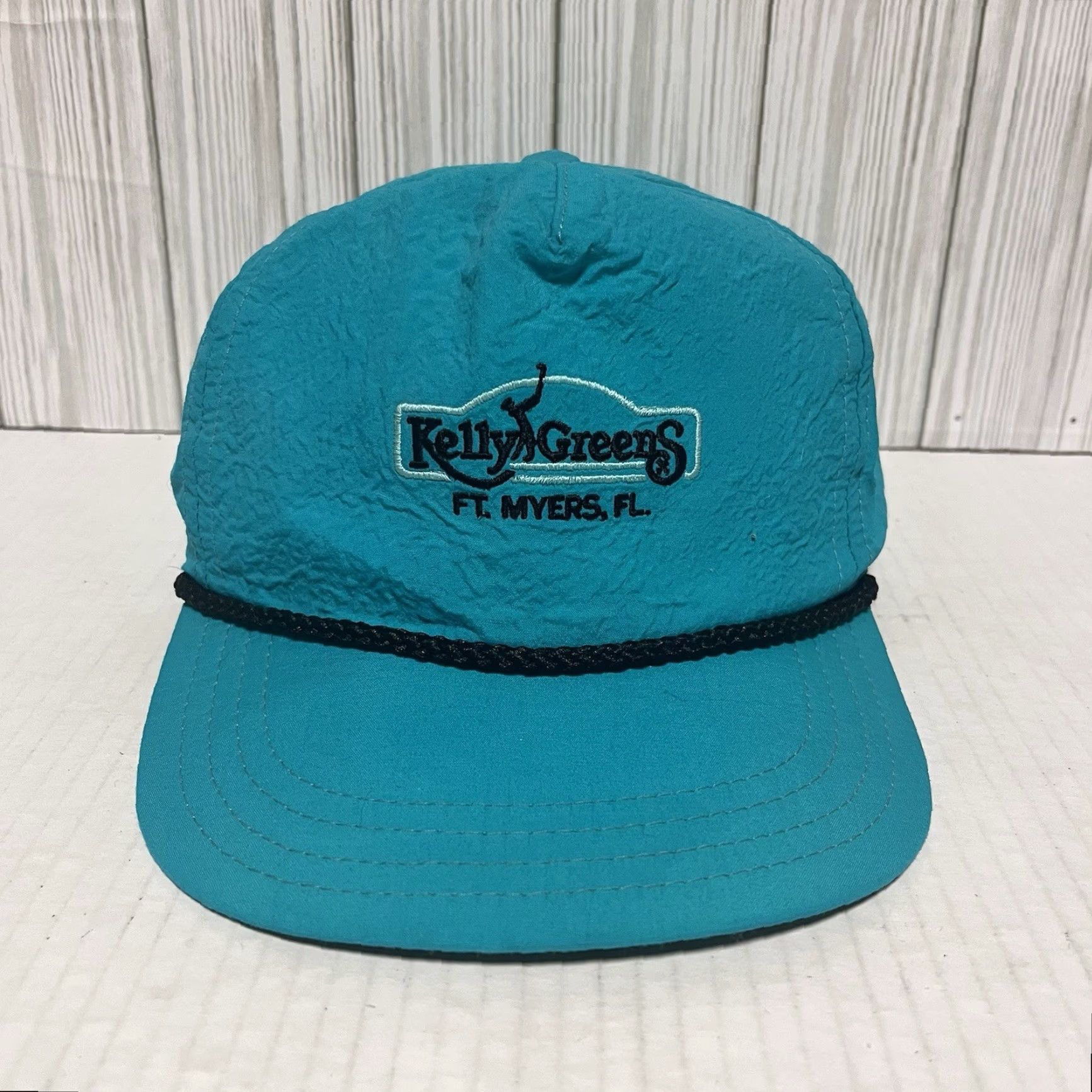 Roper VINTAGE Towntalk Golf Hat Cap - Hat, Adult Men, One Size, Green, 90s Dad Outdoors USA Tailored Strap Back Rope Town Talk Golf Hat Size ONE SIZE - 2 Thumbnail