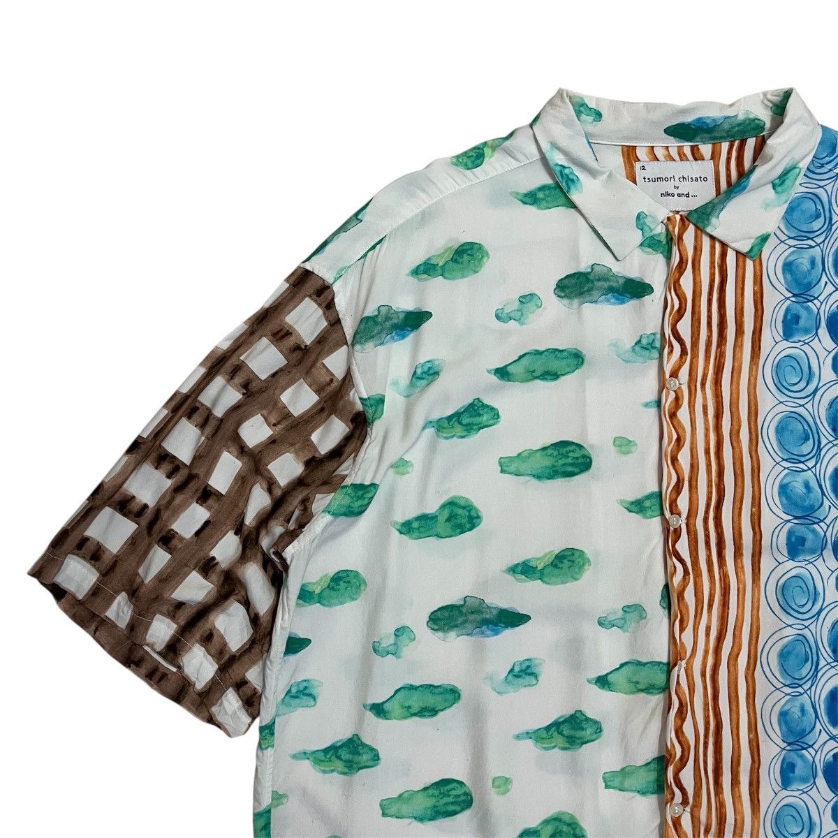 Issey Miyake Tsumori Chisato by Niko And Printed Viscose Shirt Hawaii Size US L / EU 52-54 / 3 - 3 Thumbnail