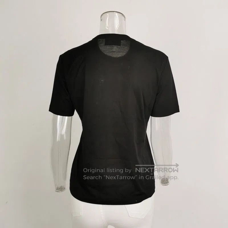 Prada Prada Classic Black Cotton Crew Neck T-Shirt. Size US S / EU 44-46 / 1 - 3 Thumbnail