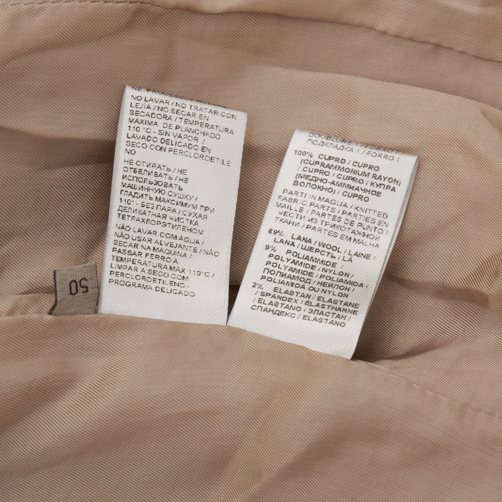 Bottega Veneta BOTTEGA VENETA Tan Cashmere Flight Bomber Jacket Size US M / EU 48-50 / 2 - 6 Thumbnail