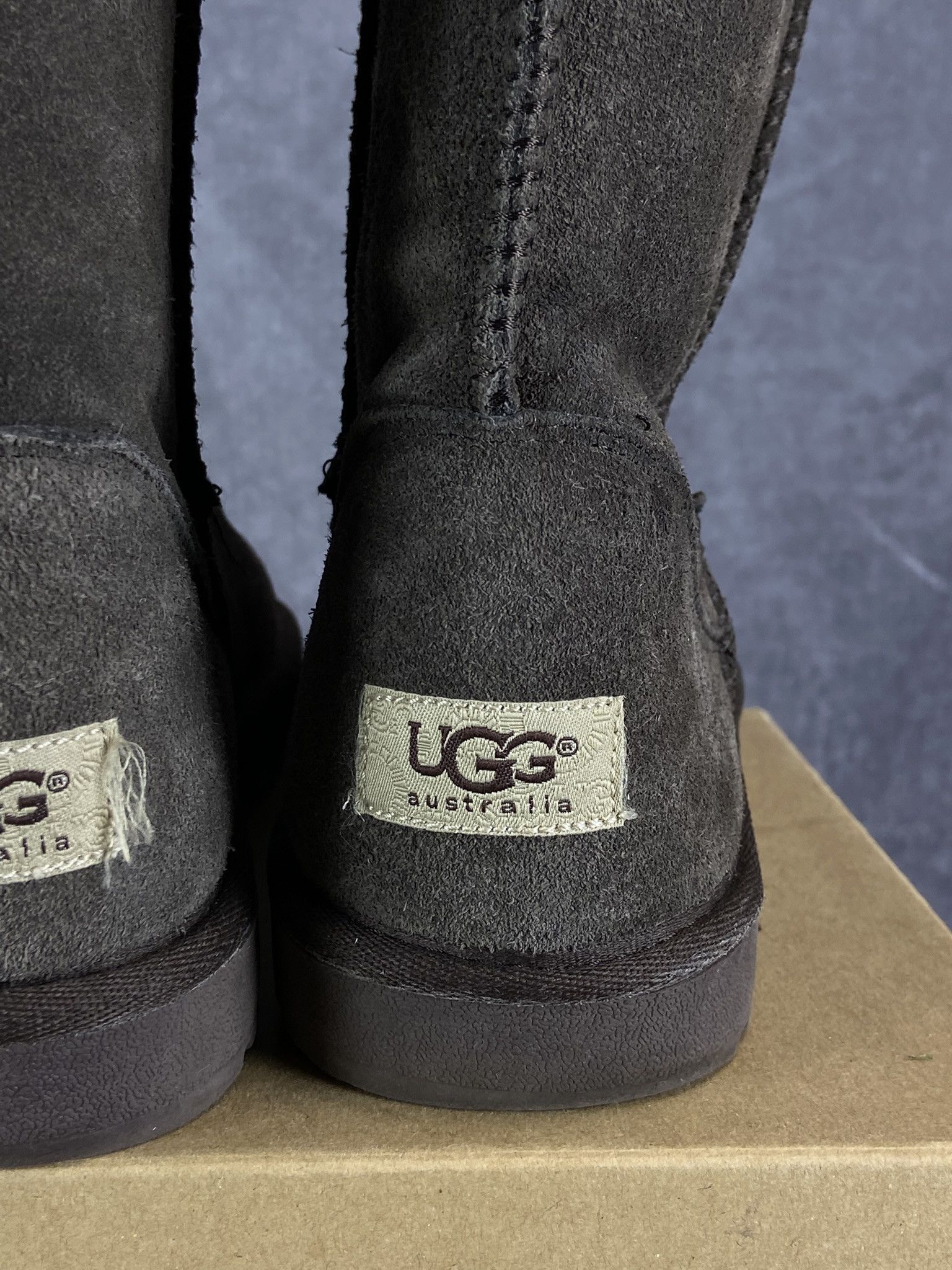 Ugg UGG Classic Black Suede Boots EU 41 Size US 11 / IT 41 - 4 Thumbnail