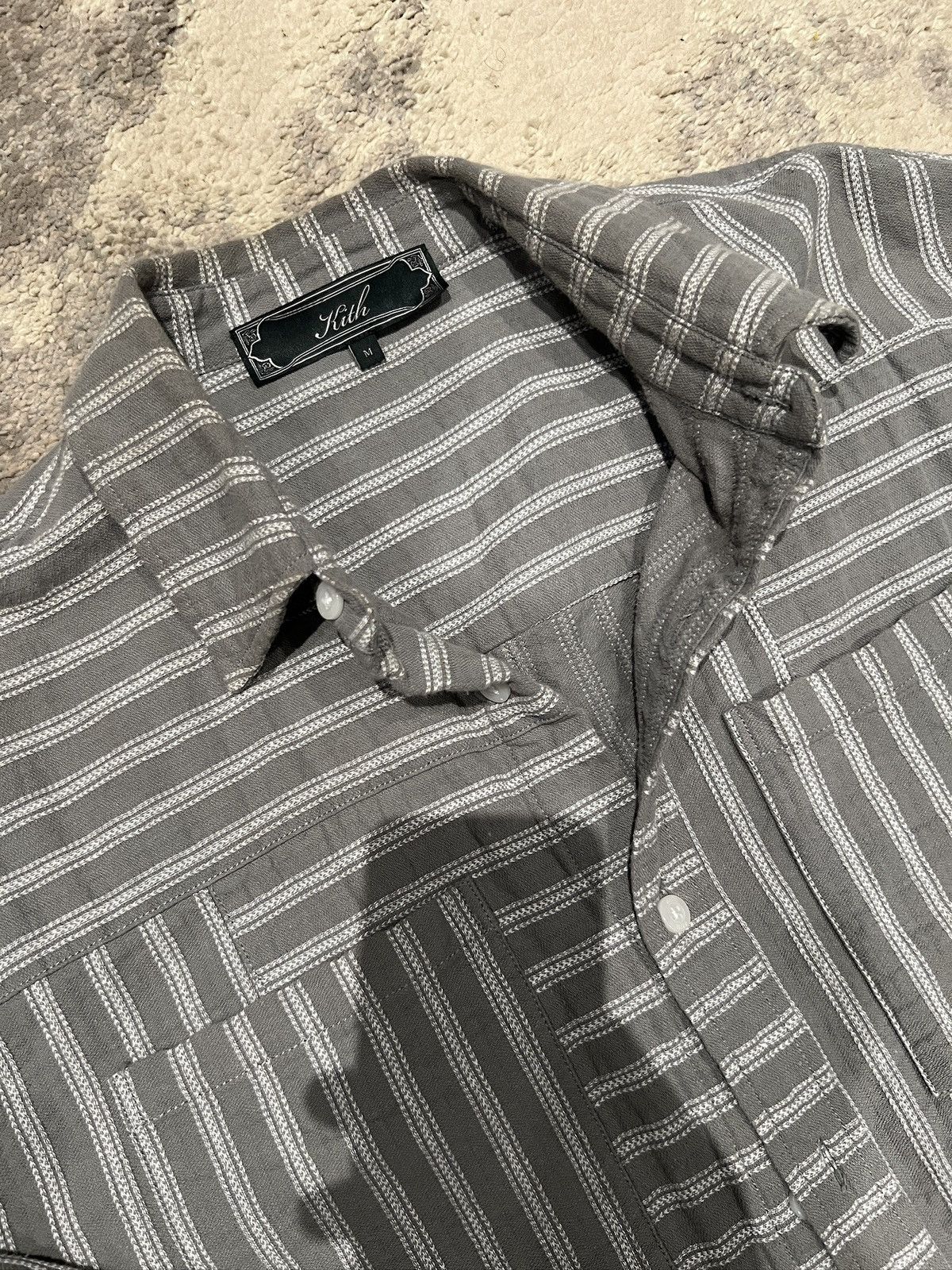 Kith KITH Stripe Denim Jaydin Shirt Size US M / EU 48-50 / 2 - 2 Thumbnail
