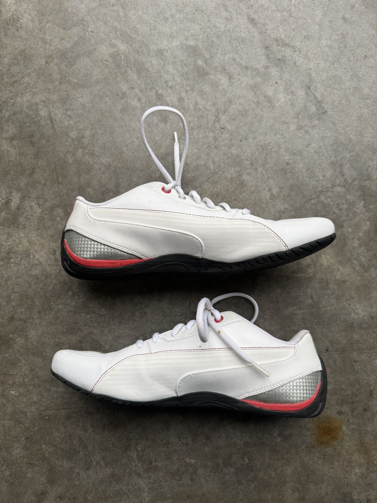 Vintage Vintage White Puma Ferrari Low Top Leather Casual Sneaker Size US 8.5 / IT 38.5 - 2 Thumbnail