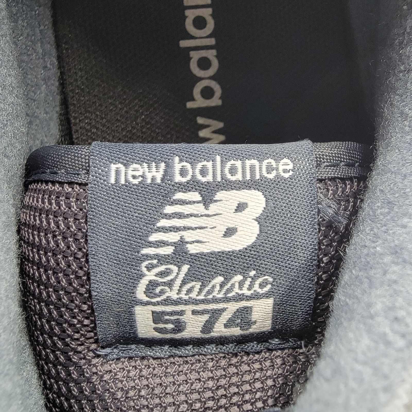 New Balance New Balance 574 Classic Blue Leather Sneakers - Sz 4Y/5.5W Size US 5.5 / IT 35.5 - 7 Thumbnail