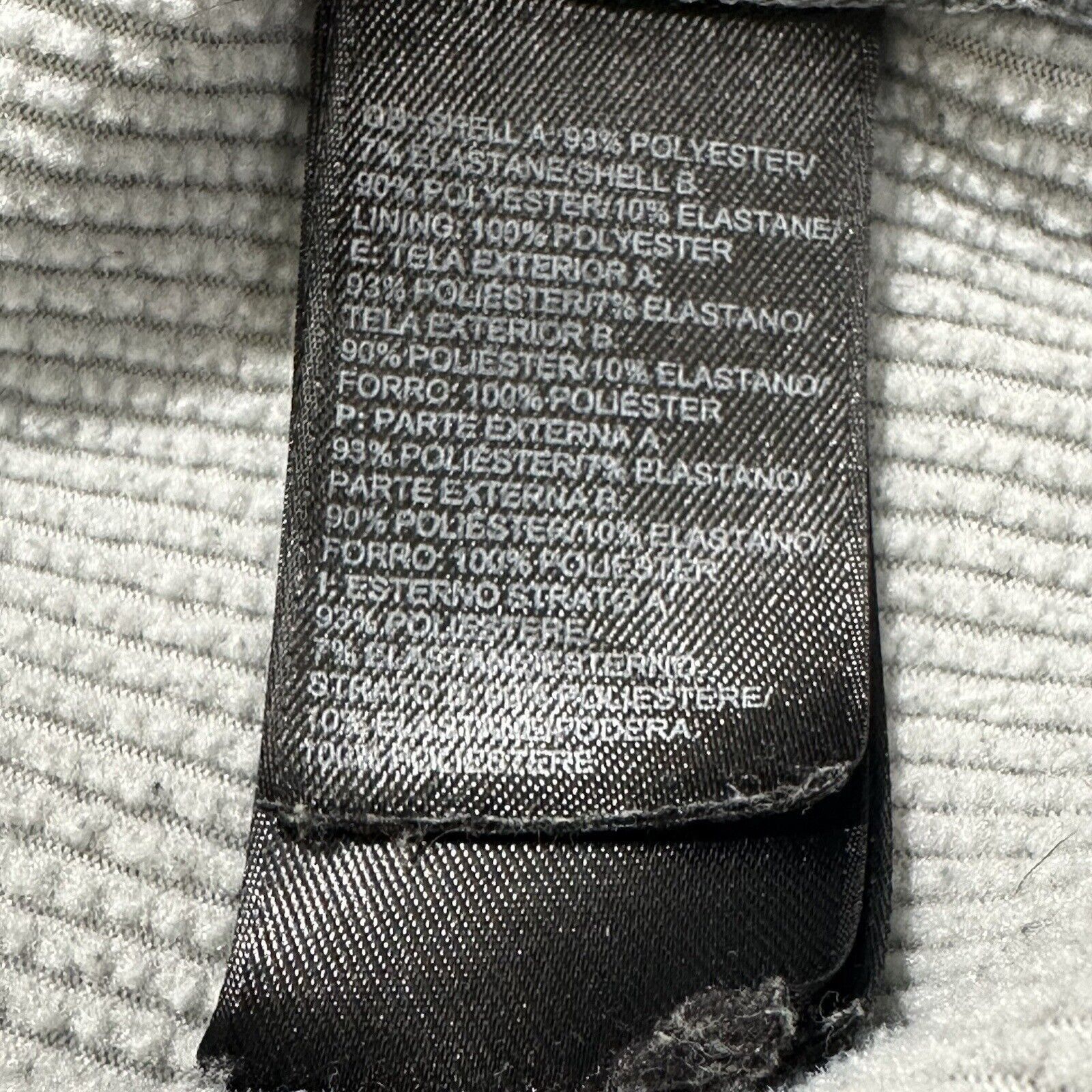 The North Face The North Face Medium Hoodie Fleece Gray Striped Sweatshirt Size M / US 6-8 / IT 42-44 - 4 Thumbnail