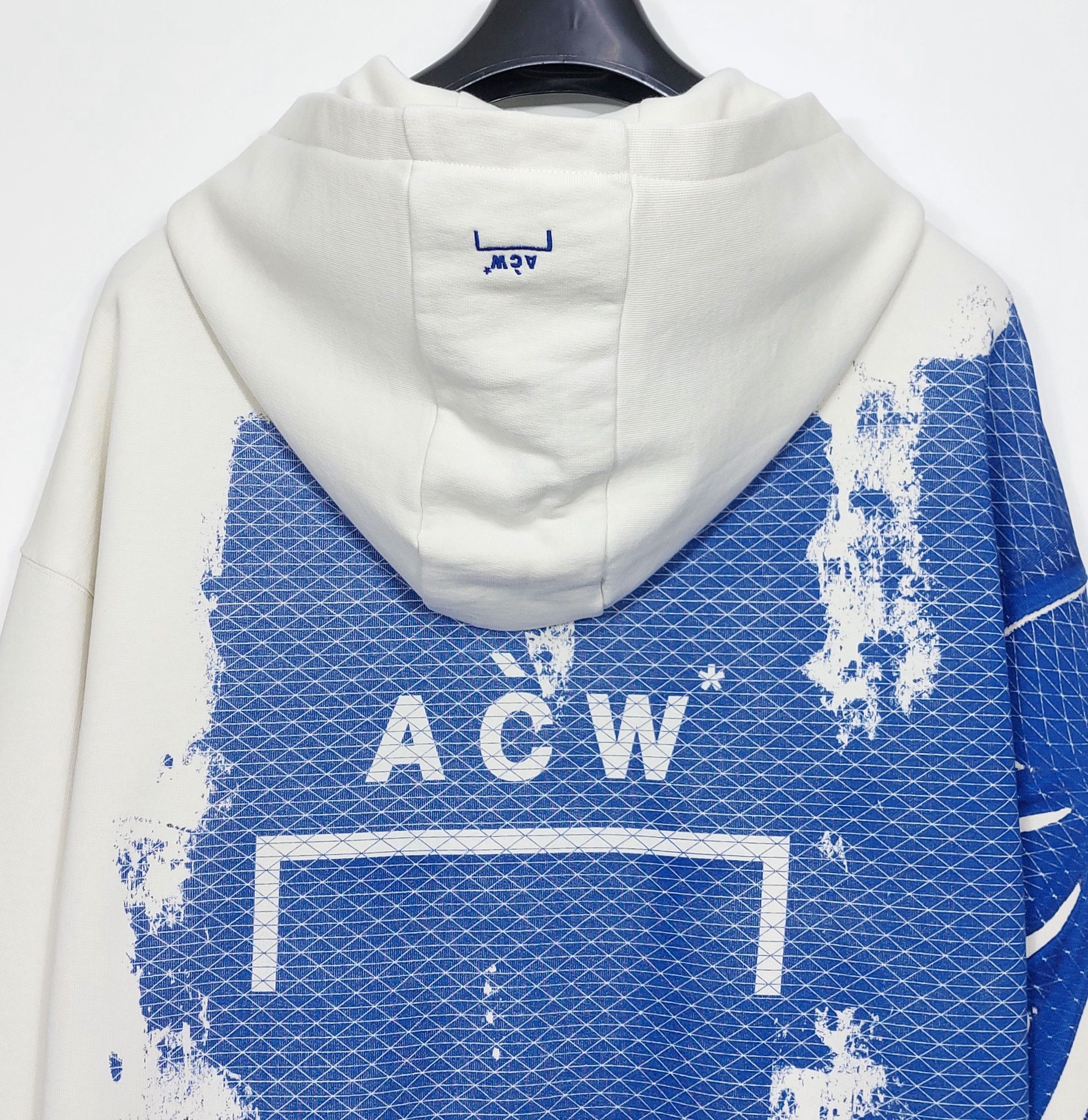 Brushstroke print hoodie