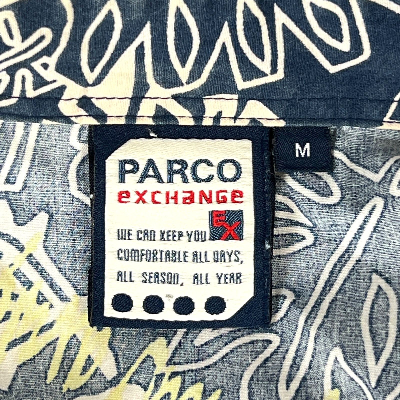 Other Parco Exchange Floral Tropical Mens Hawaiian Shirt size Medi Size US M / EU 48-50 / 2 - 5 Thumbnail