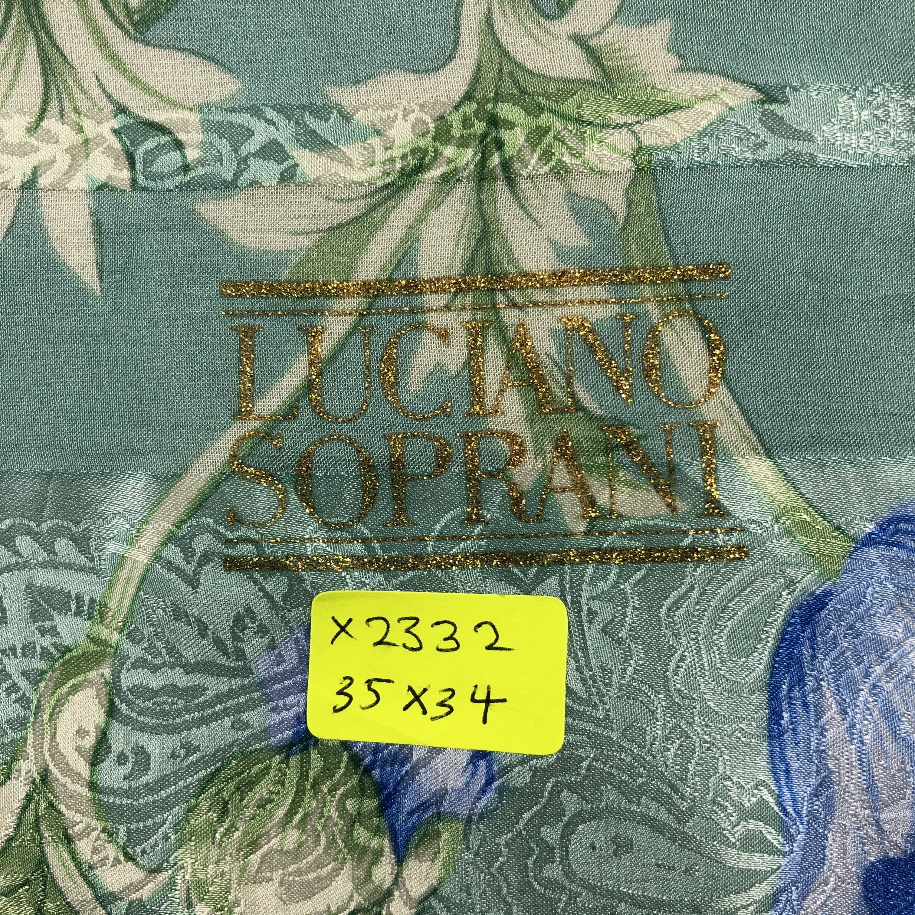 Vintage Vintage Luciano Soprani Silk Scarf Size ONE SIZE - 8 Thumbnail