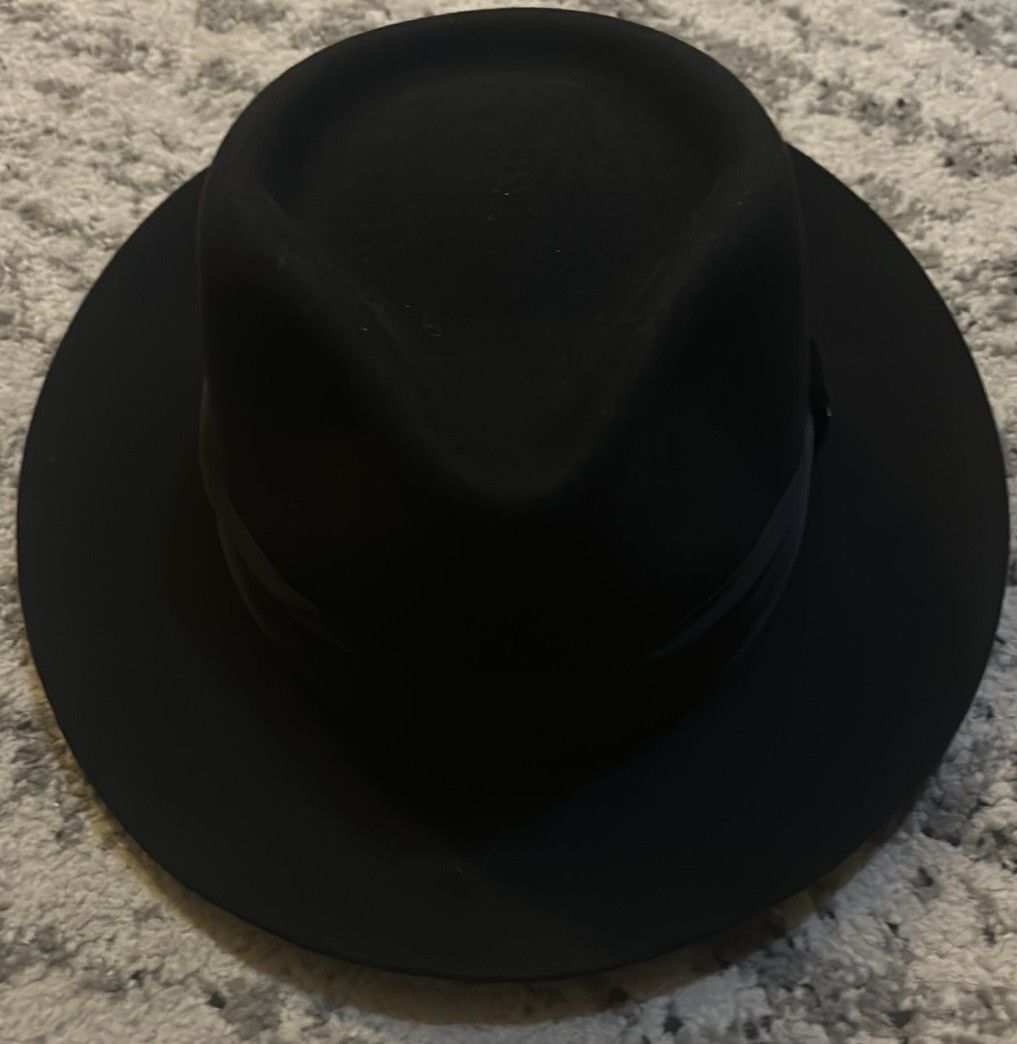 Saint Laurent Paris Saint Laurent Fedora Hat in Rabbit Felt size 58 Size ONE SIZE - 2 Thumbnail