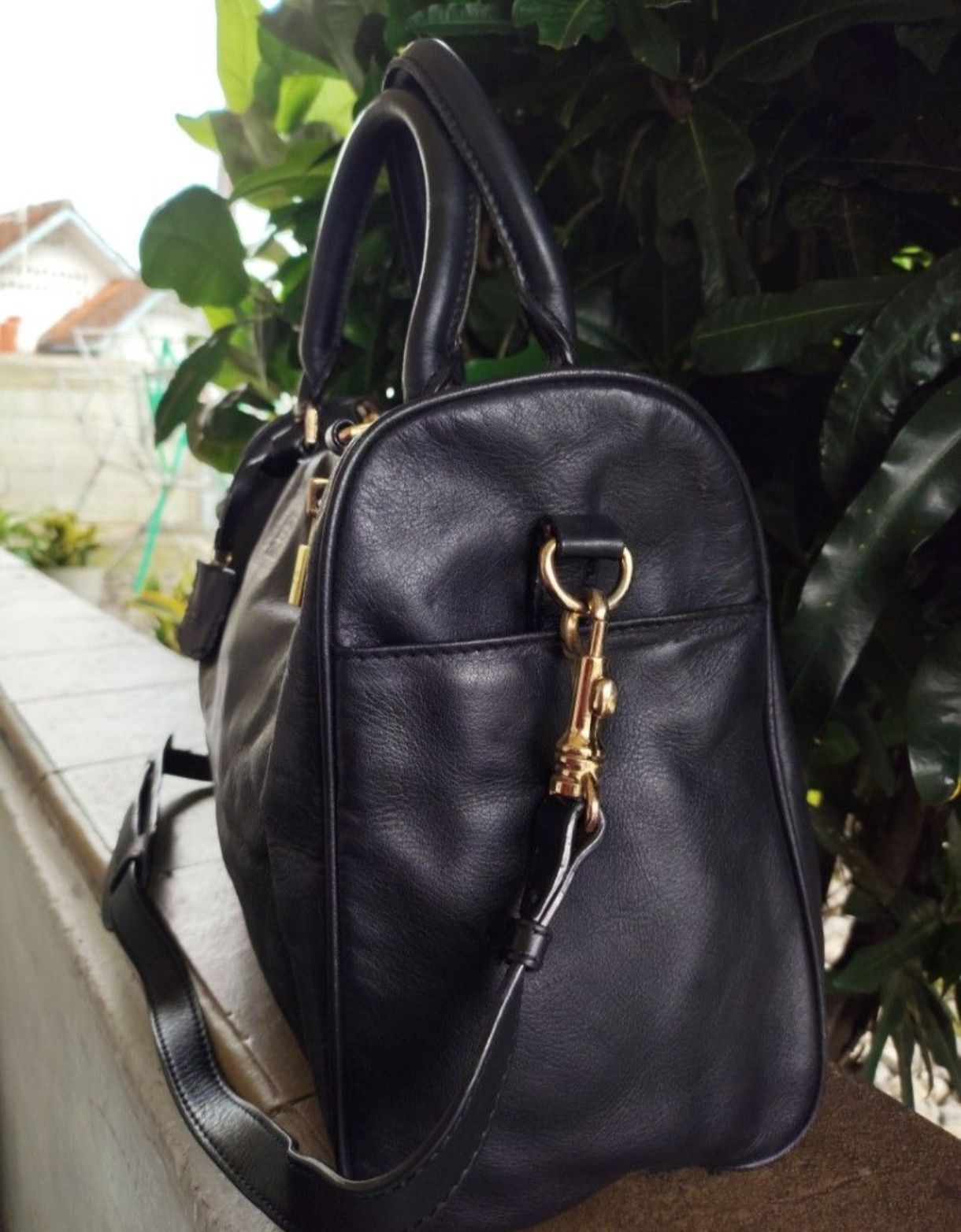 Loewe Loewe Two Way Bag Leather Size ONE SIZE - 9 Thumbnail