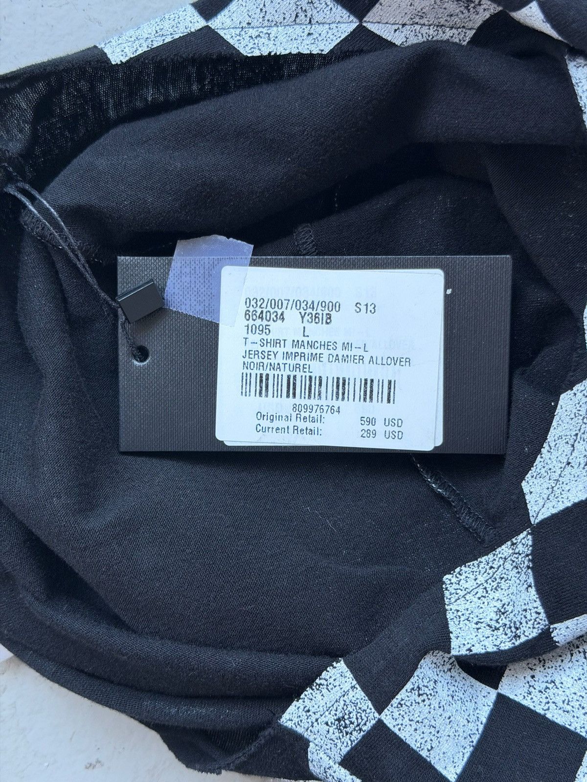 Saint Laurent Paris Saint Laurent Paris 2021 Checkerboard Shirt Size US S / EU 44-46 / 1 - 6 Thumbnail
