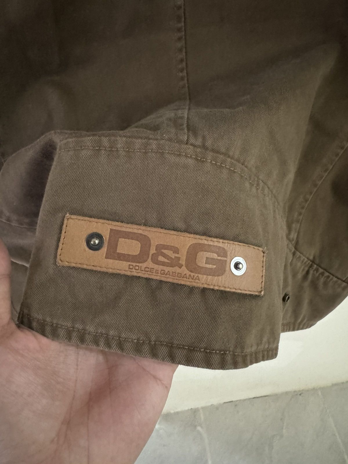 Dolce & Gabbana BROWN PUNK MOTIF BY DOLCE & GABBANA MULTI POCKET JACKET Size US M / EU 48-50 / 2 - 8 Thumbnail