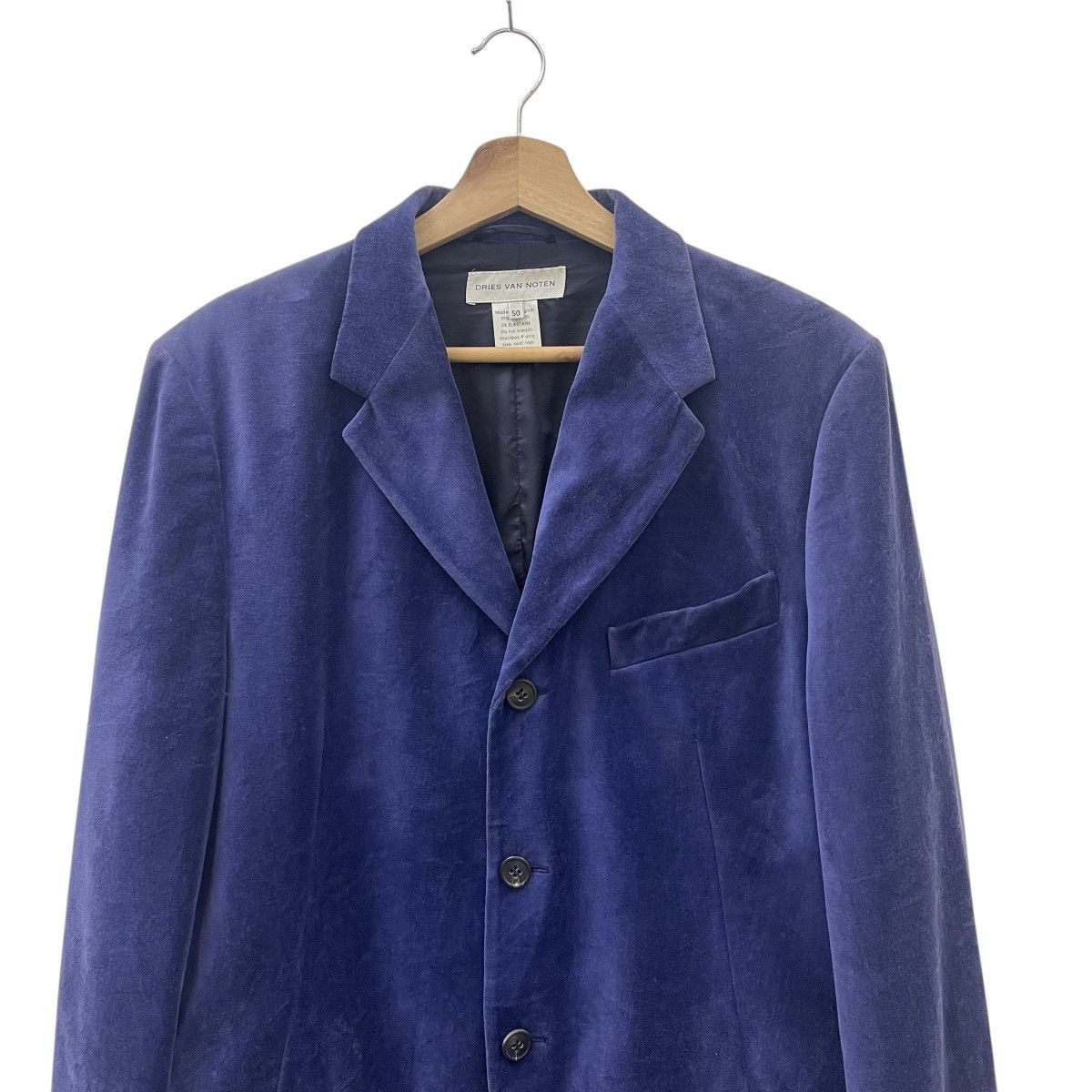 Dries Van Noten Vintage Dries Van Noten Velvet Coat Jacket Size US L / EU 52-54 / 3 - 2 Thumbnail