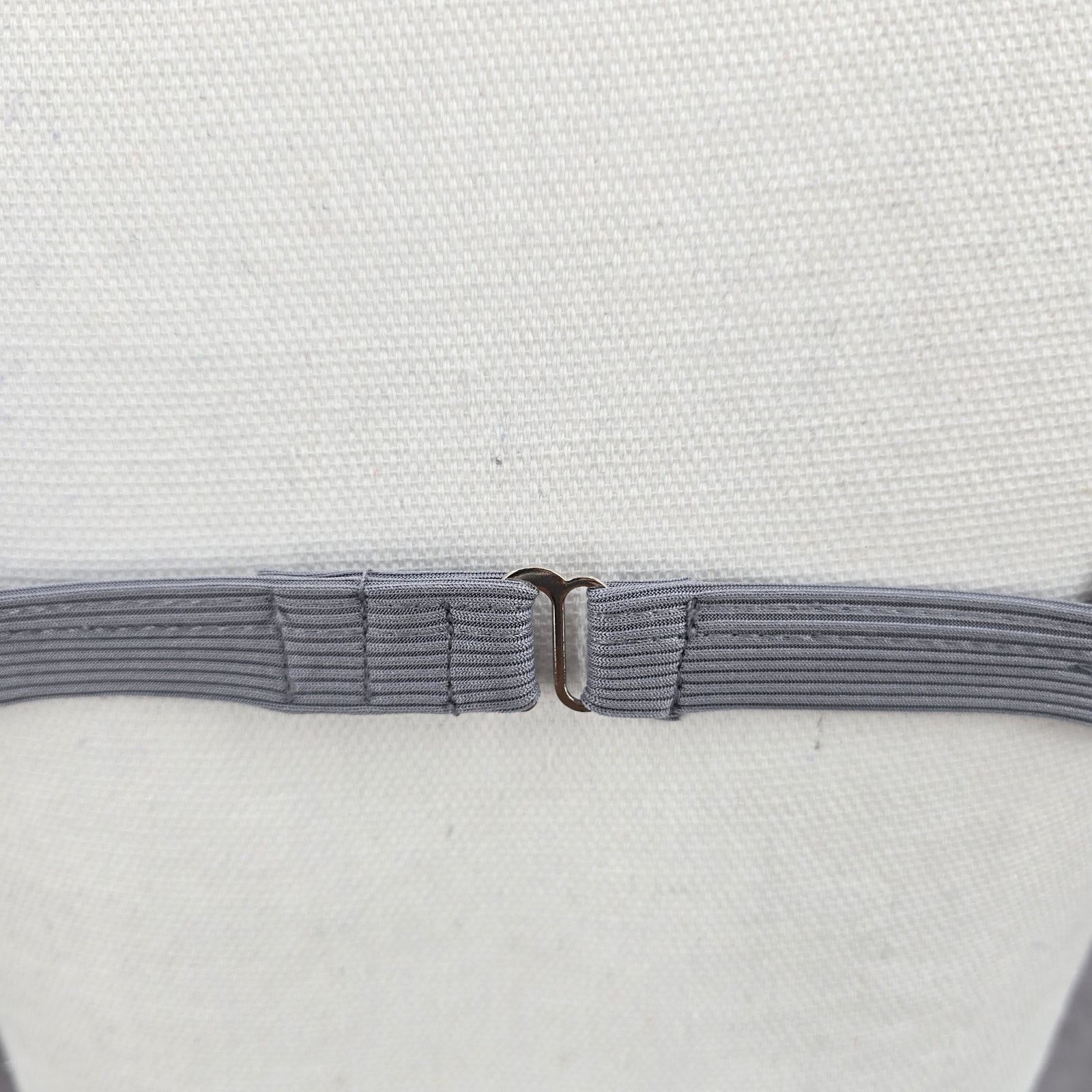 Other Gray Ribbed Triangle Adjustable Hook Bikini Top Swim Medium Size ONE SIZE - 5 Thumbnail