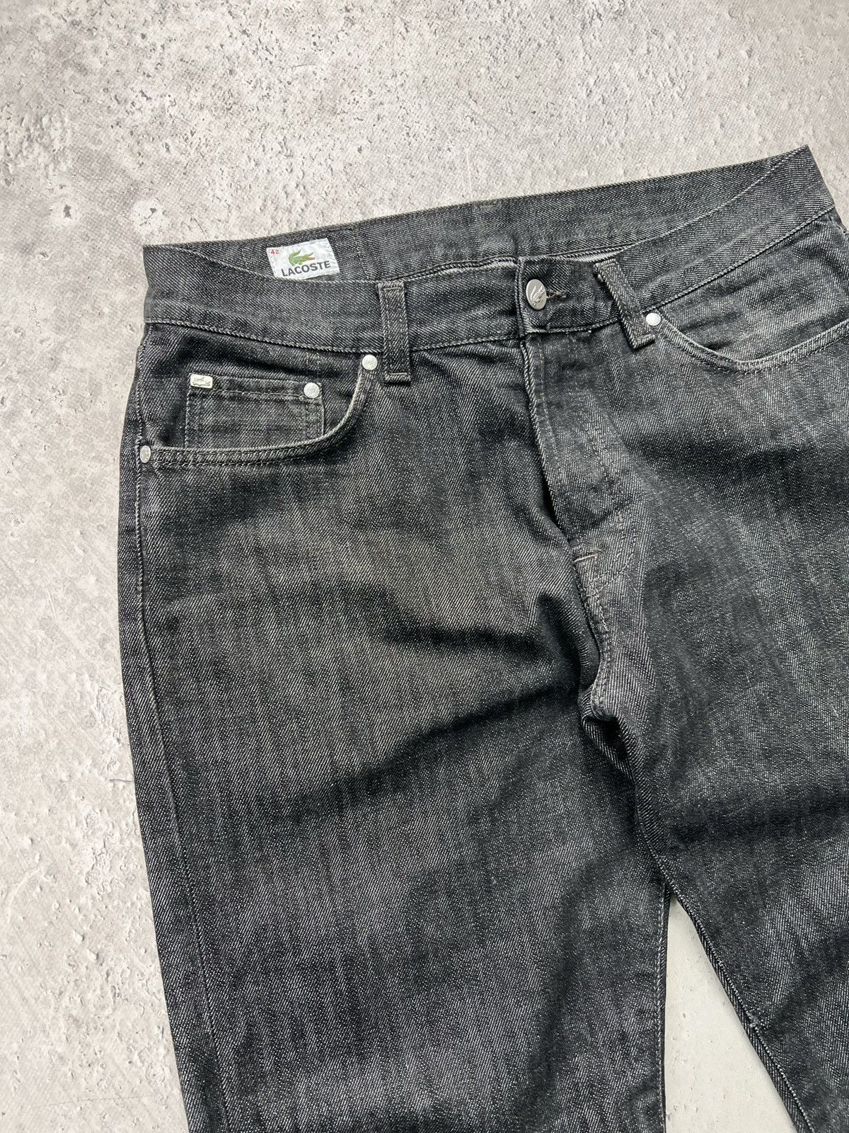 Japanese Brand × Lacoste VINTAGE JAPANESE LACOSTE BAGGY REGULAR GRAY PANTS Size US 34 / EU 50 - 5 Thumbnail