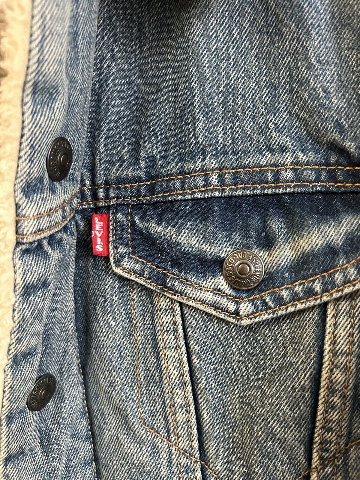 Levi's Levi’s Sherpa Denim Jean Jacket Size US S / EU 44-46 / 1 - 4 Thumbnail