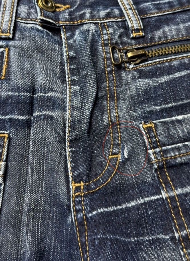 Japanese Brand Avant-garde 00s Retro Vintage baggy Japanese Y2K Denim pants Size US 33 - 8 Thumbnail