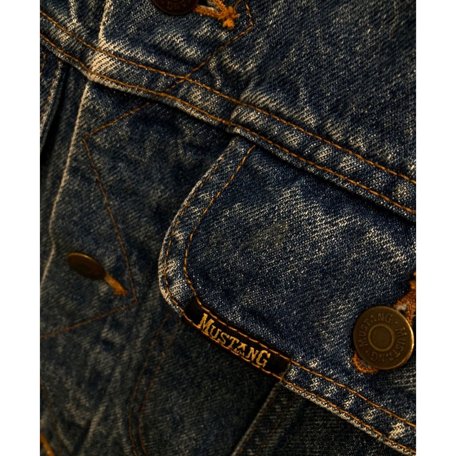Denime MUSTANG Denim Jacket Mens Indigo M Jacket Size US M / EU 48-50 / 2 - 5 Thumbnail