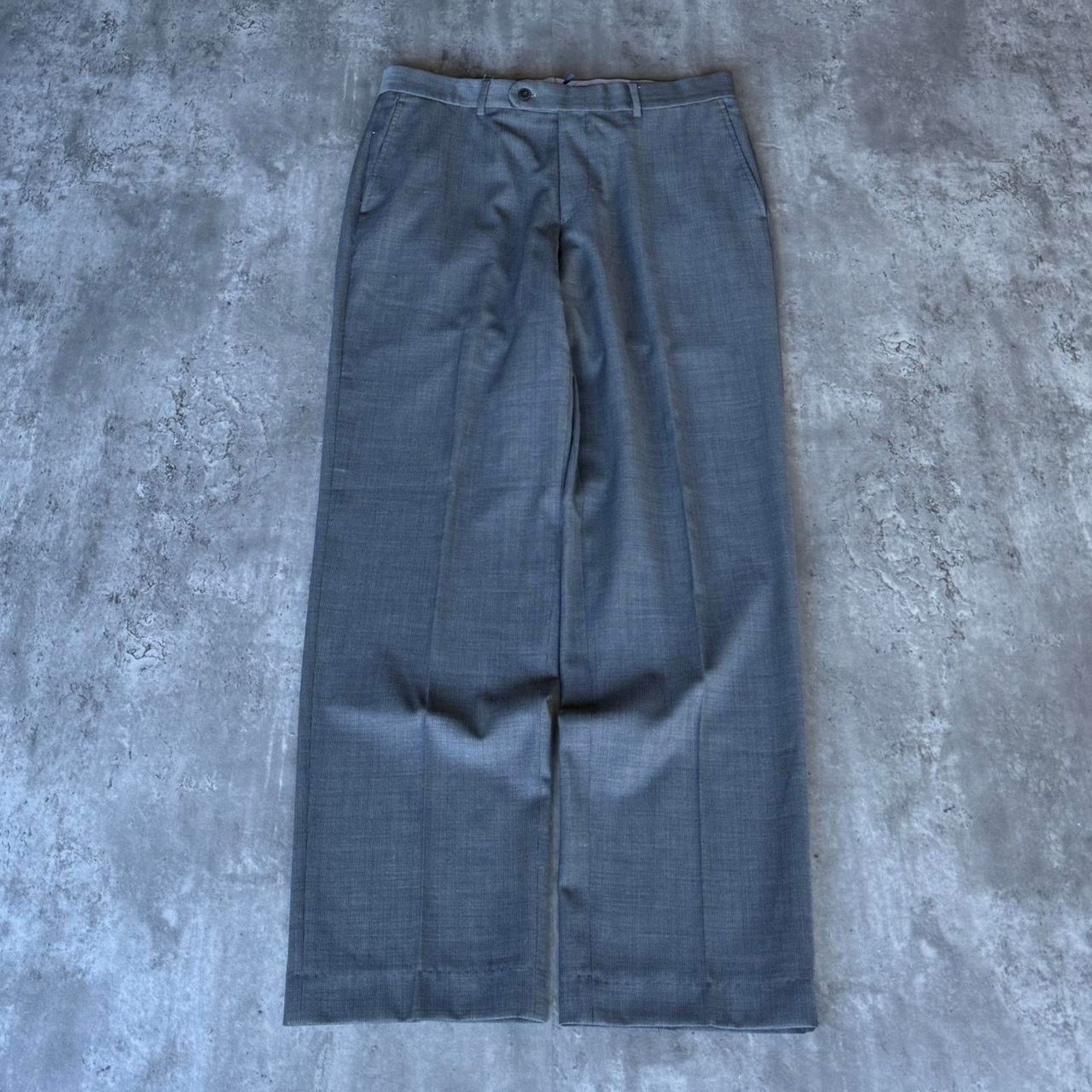 Cremieux × Vintage Vintage Y2K Baggy Grey Grunge Opium Essential Dress Pants Size US 34 / EU 50 - 1 Thumbnail