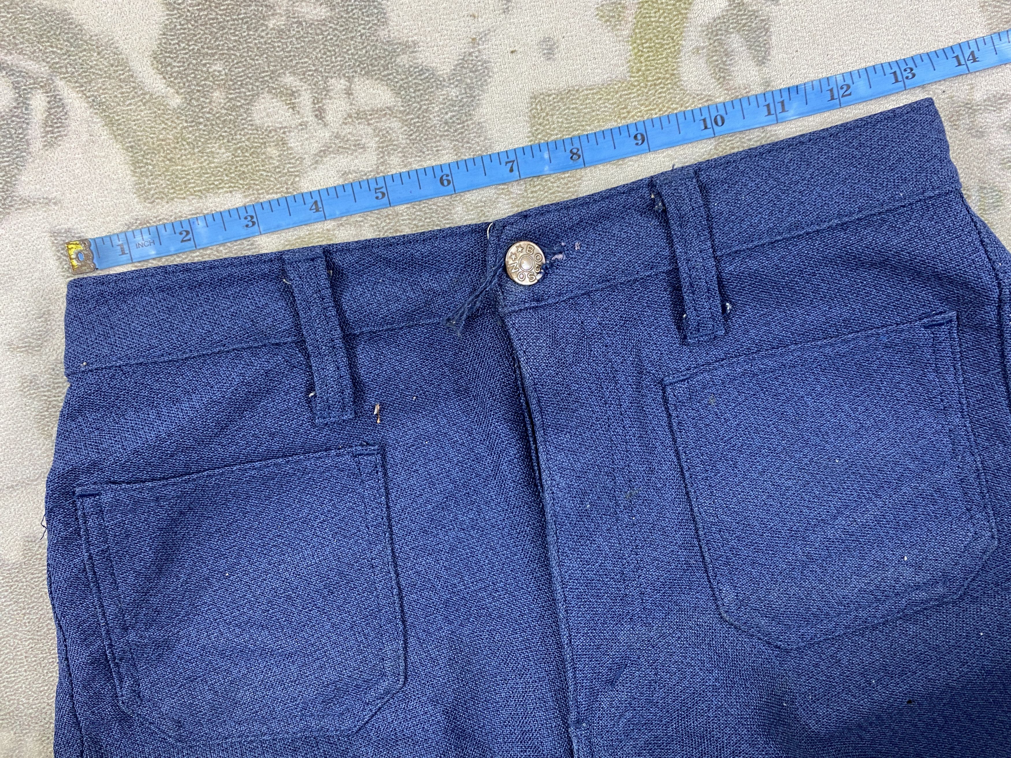 Japanese Brand Vintage Bobson Bush Pants Flare 26x27 Denim- JN3893 Size 26" / US 2 / IT 38 - 5 Thumbnail