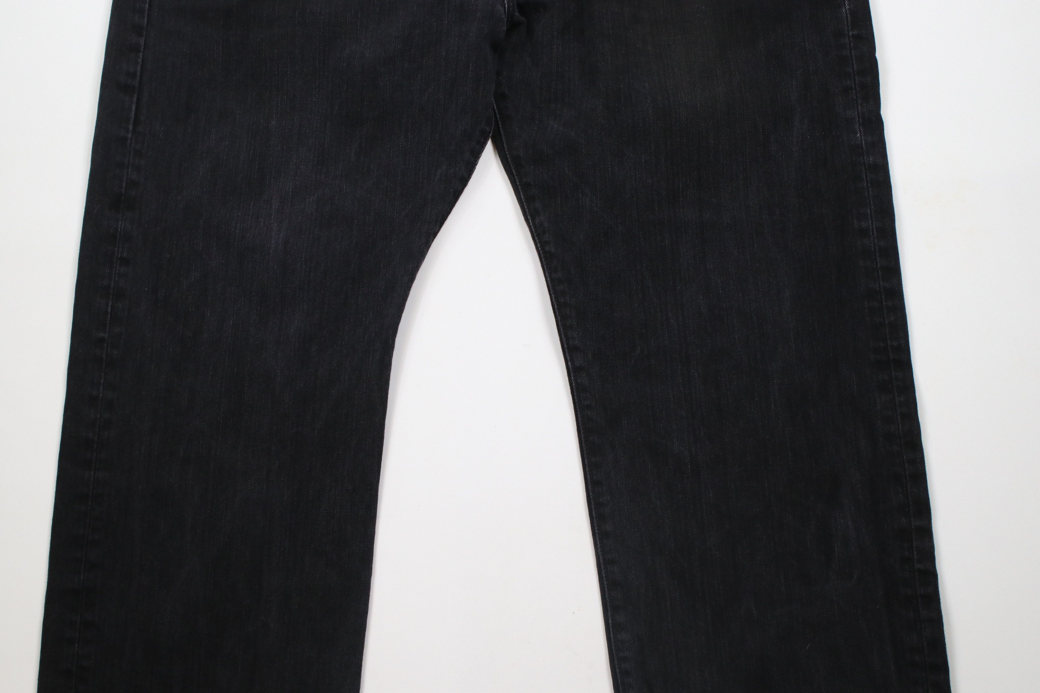 Levi's × Vintage Vintage Y2K Levis 501xx Fly Original Fit Denim Jeans Black Size US 44 / EU 60 - 3 Thumbnail