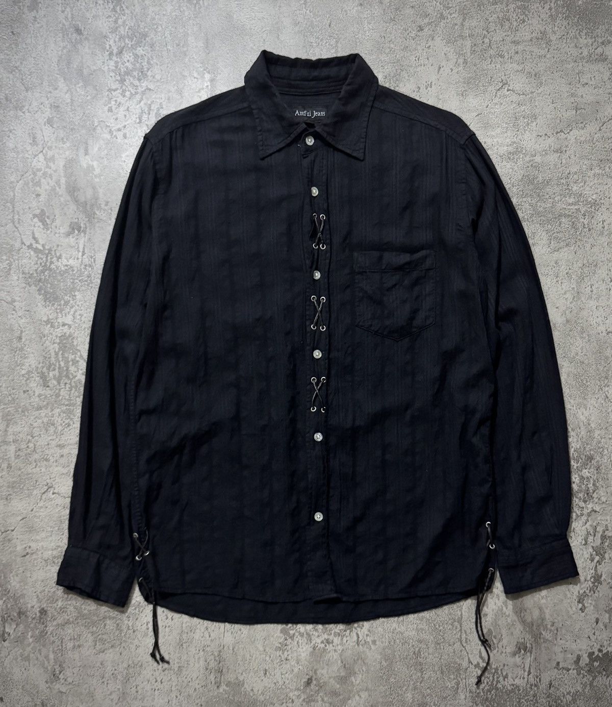 Hysteric Glamour Anfui jeans laced gothic grunge shirt Size US M / EU 48-50 / 2 - 1 Thumbnail