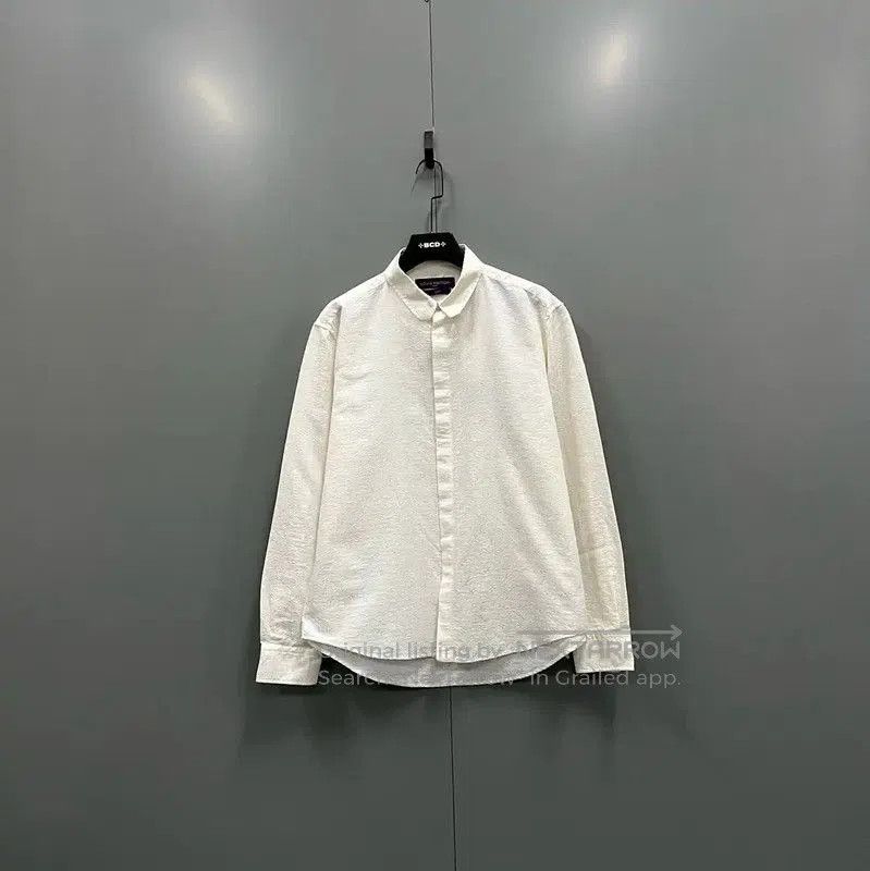 Louis Vuitton Louis Vuitton Long Sleeve White Cotton Shirt . Size US M / EU 48-50 / 2 - 1 Thumbnail