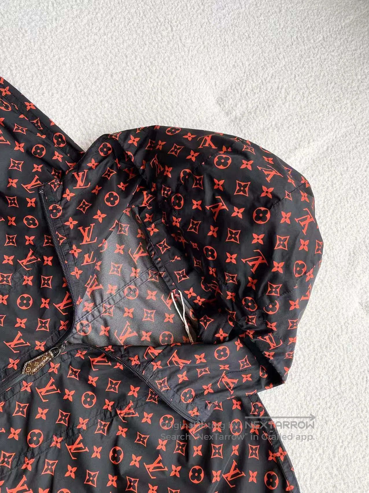Louis Vuitton Louis Vuitton Black and red printed logo jacket| Size XXS / US 00 / IT 34 - 4 Thumbnail