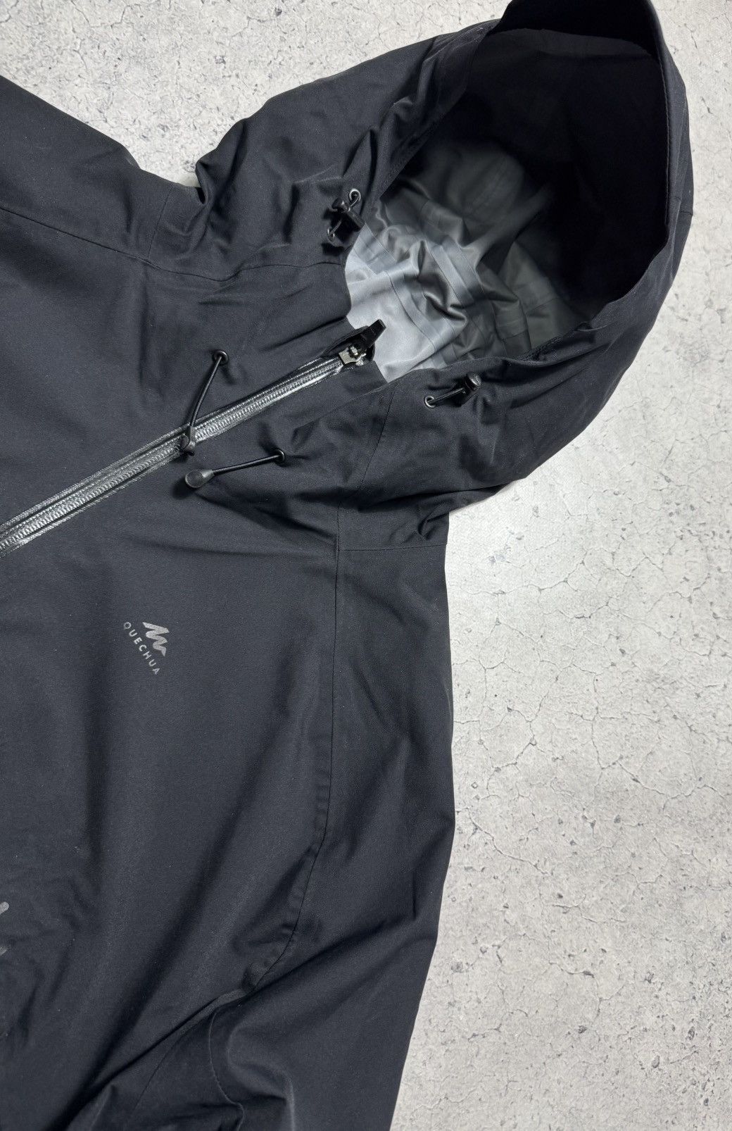 Vintage Quechua Membrane Black Nylon Gore-Tex Jacket Size US XXL / EU 58 / 5 - 4 Thumbnail