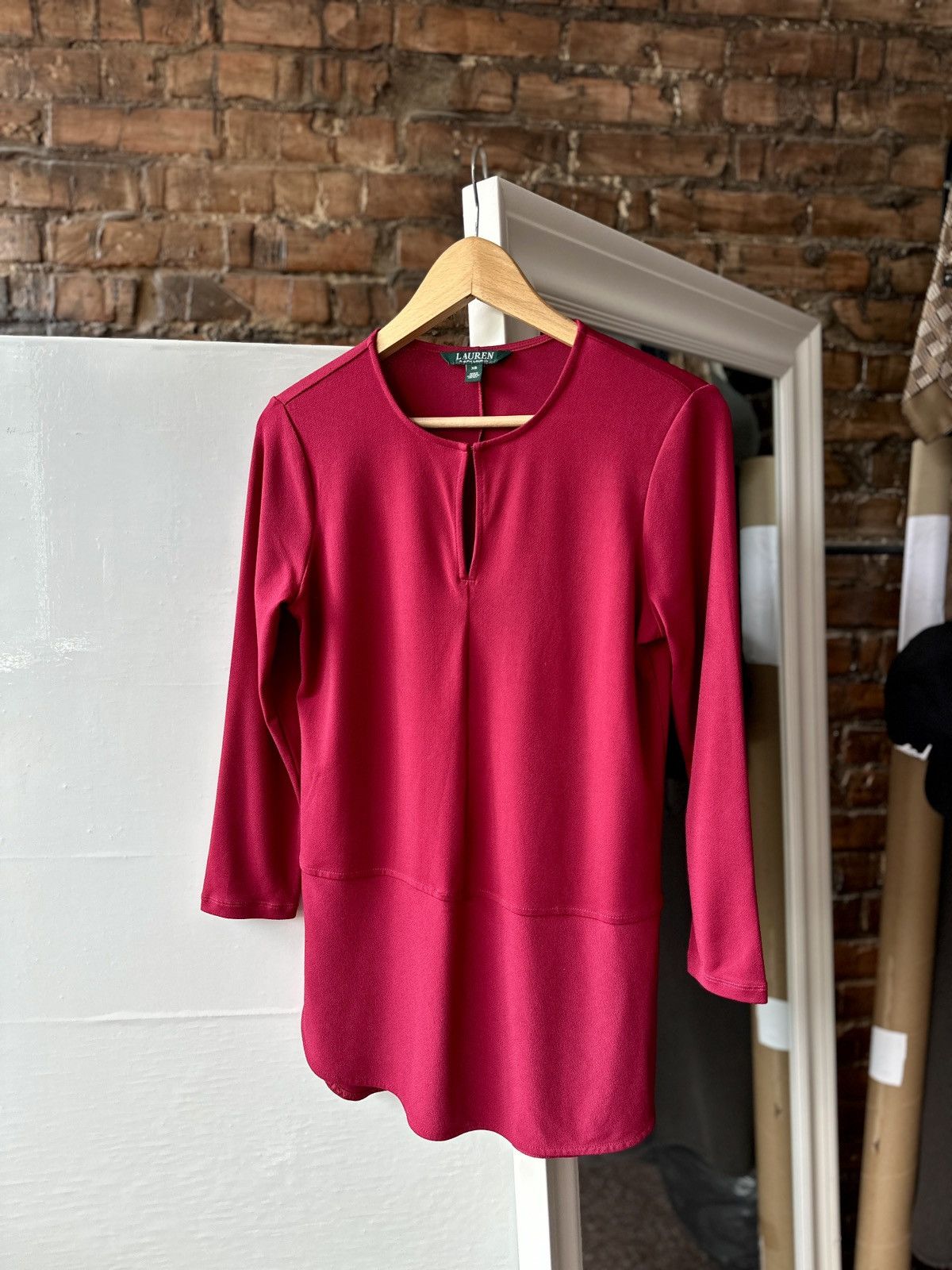 Polo Ralph Lauren × Ralph Lauren Women’s Polo Ralph Lauren Dress Bluz Red Size: XS Size XS / US 0-2 / IT 36-38 - 1 Thumbnail