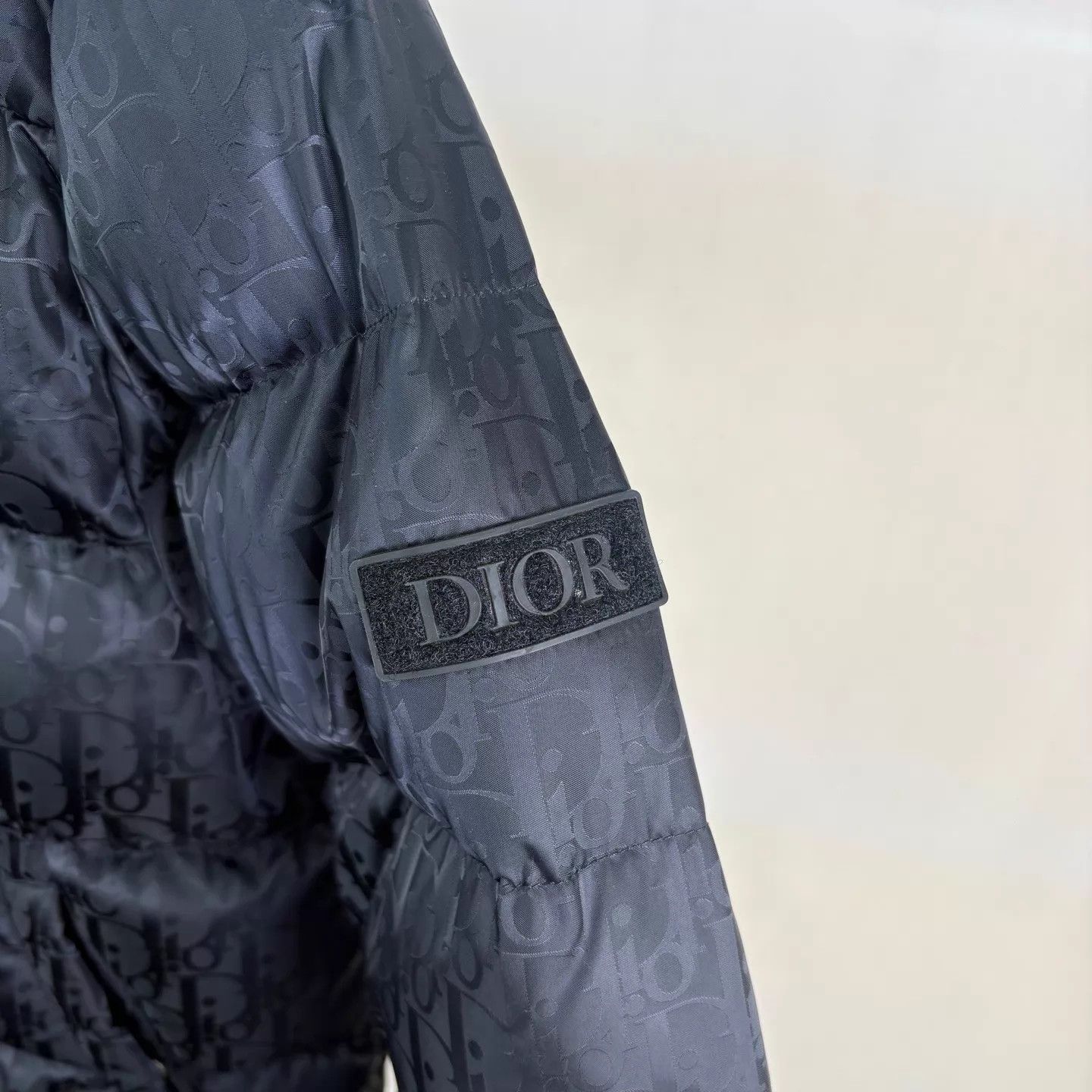 Dior Dior Black All Over Logo Puffer Jacket Size 44 New Size US S / EU 44-46 / 1 - 5 Thumbnail