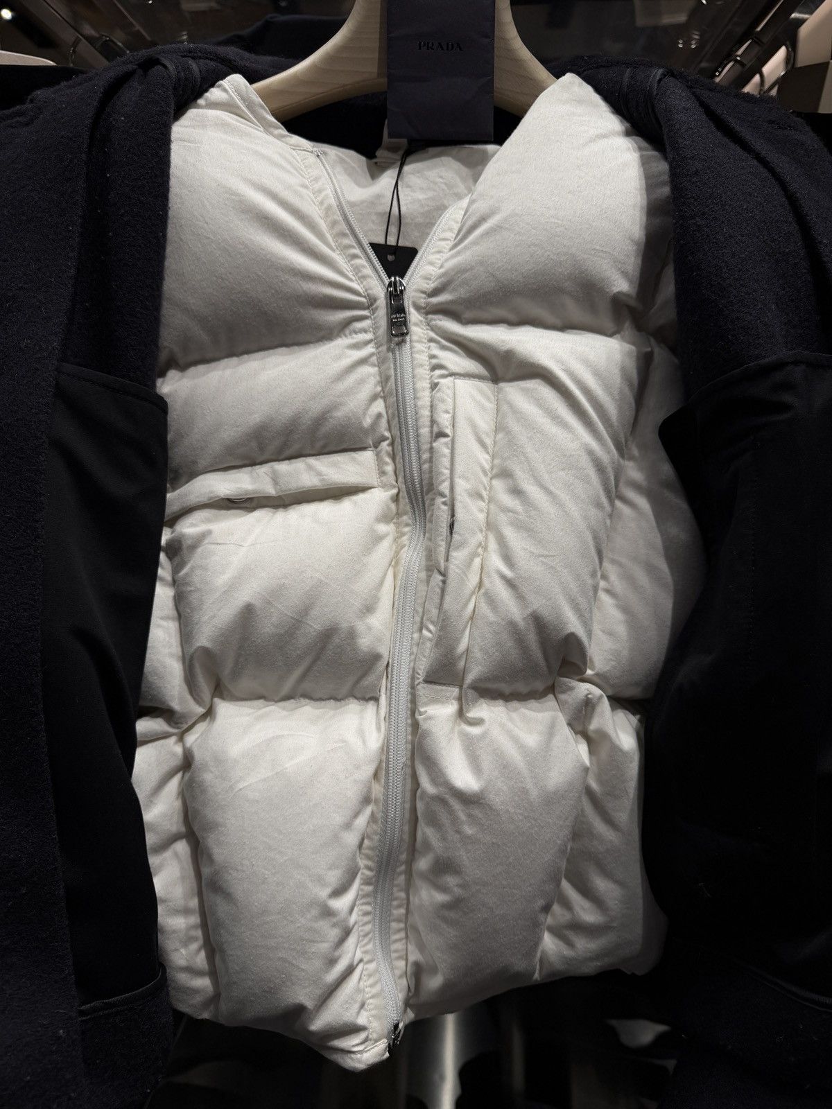 Prada Prada panelled wool bomber jacket Size US M / EU 48-50 / 2 - 7 Thumbnail