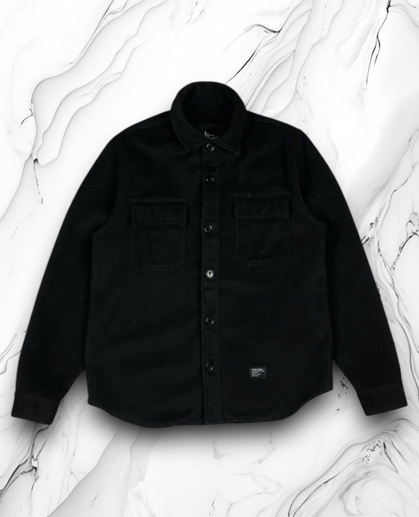 Stussy Vintage 00s Stussy Wool Overshot Button Up Shirt Size US S / EU 44-46 / 1 - 1 Thumbnail